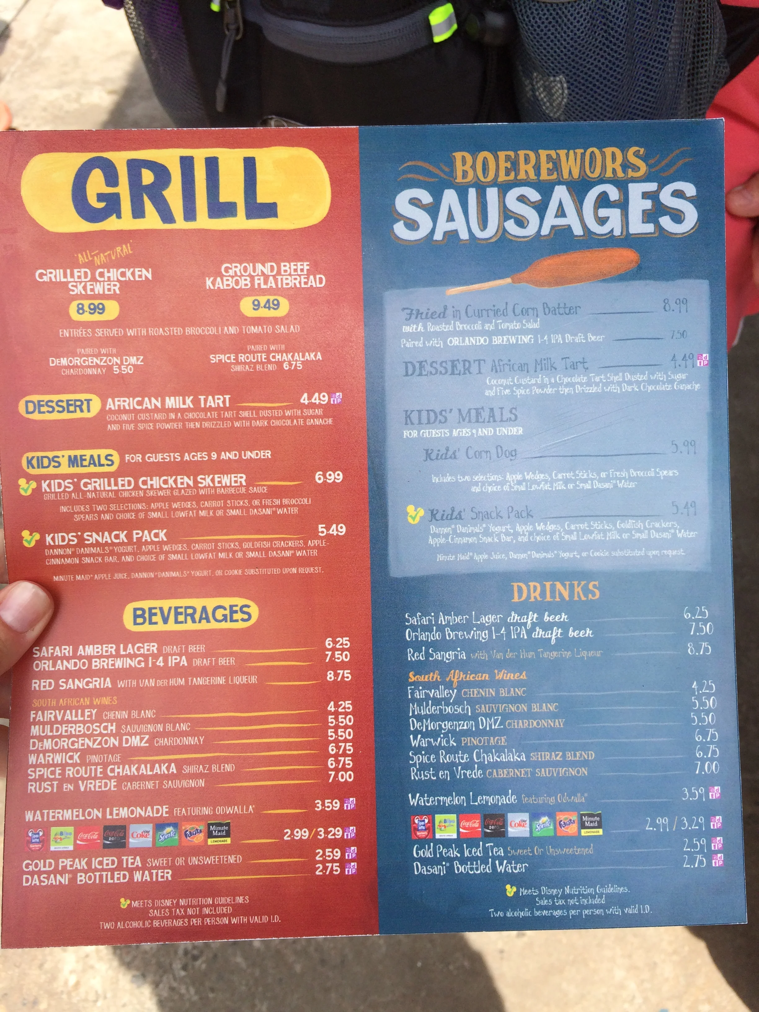Here is the menu for what else is available at the other windows in the Market. 
