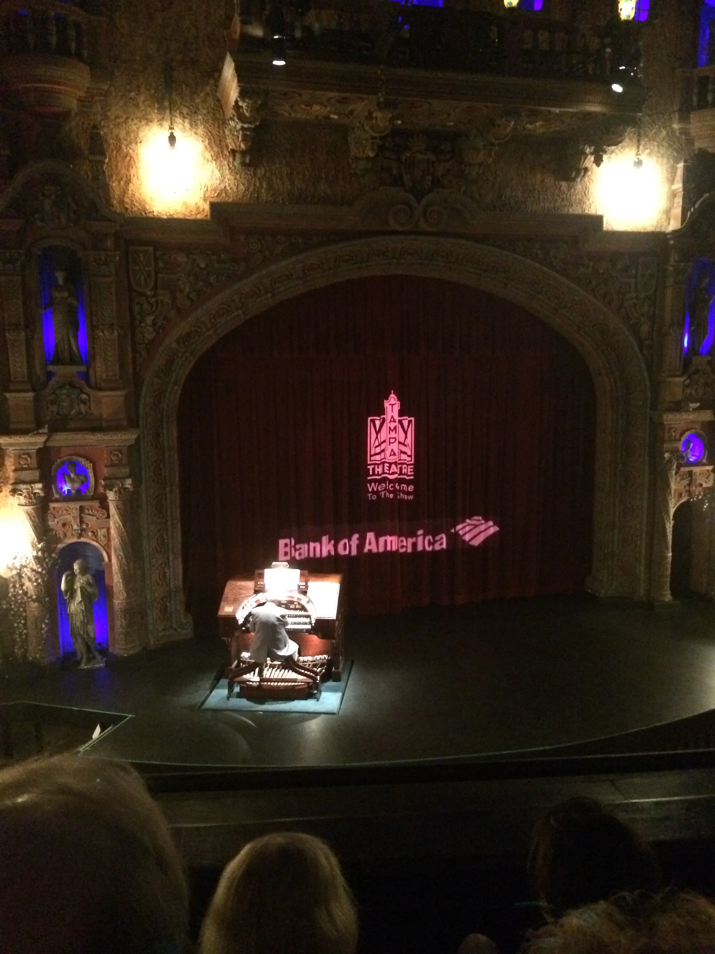 The Organ came right out of the stage!