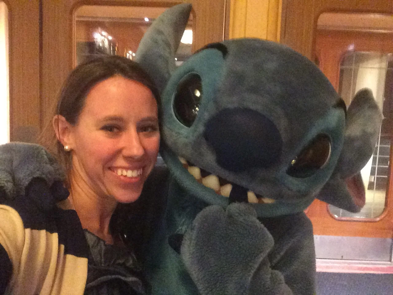 Stitch is all about the Selfies, his handler told me so