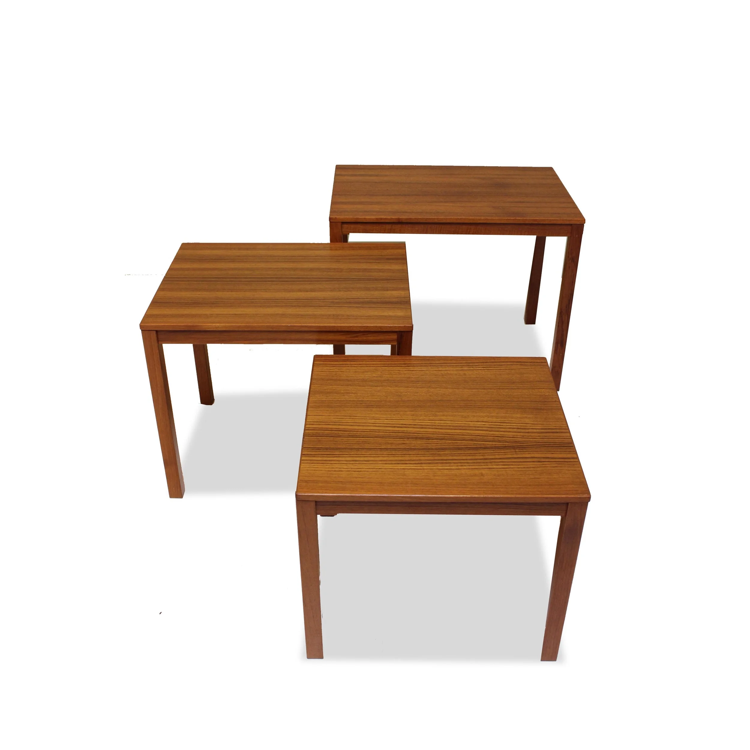 2074 Nesting tables Mid century Danish modern teak side tables.jpg