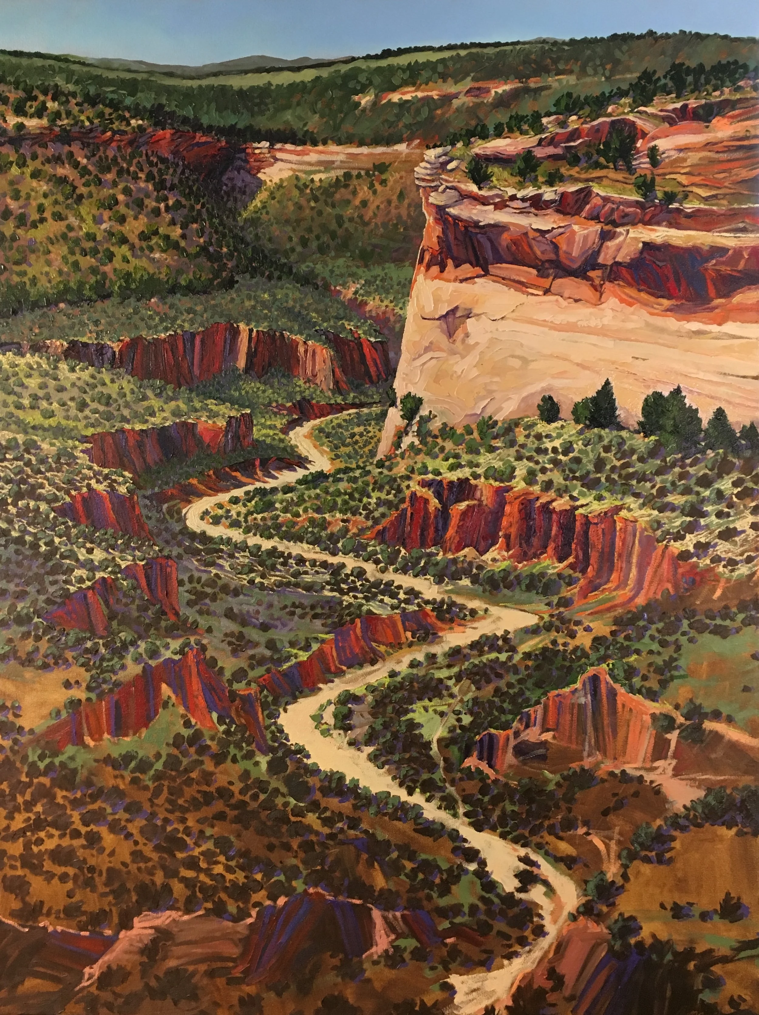 "Rhythmic Canyon - Sieber" - $2400