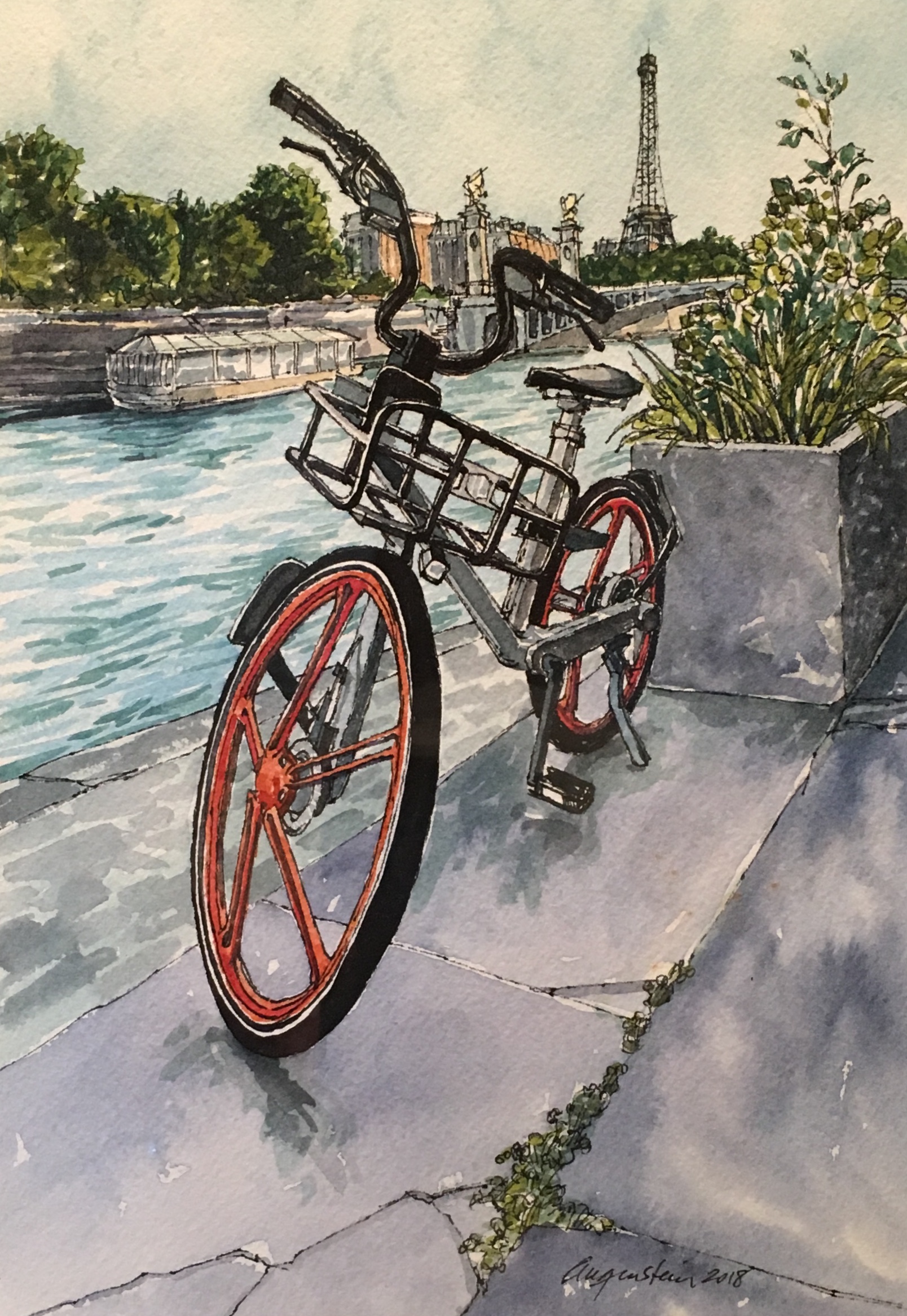 Bike Near Pont Alexandre III