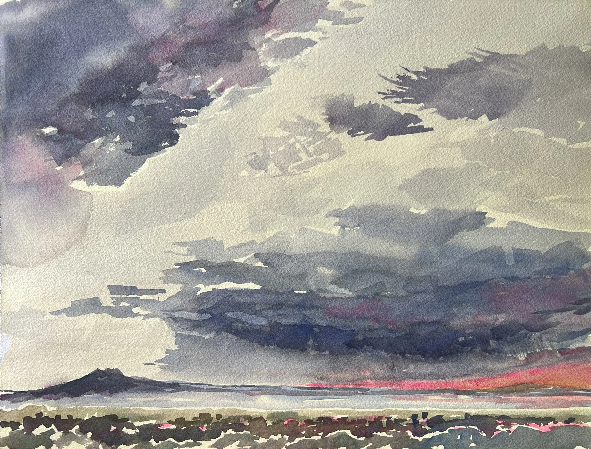 Stormy Sunset - Taos