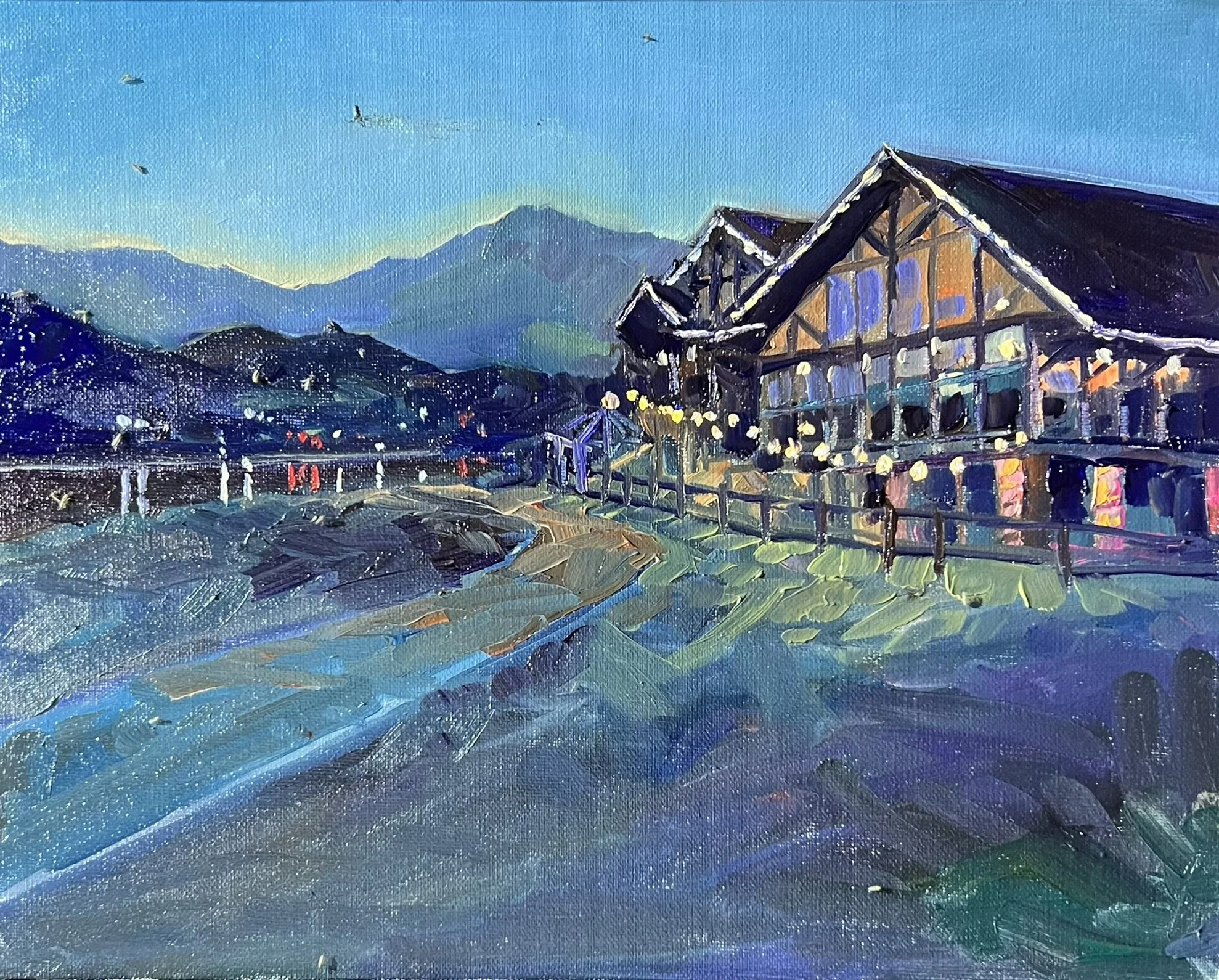Evening at Lake Estes