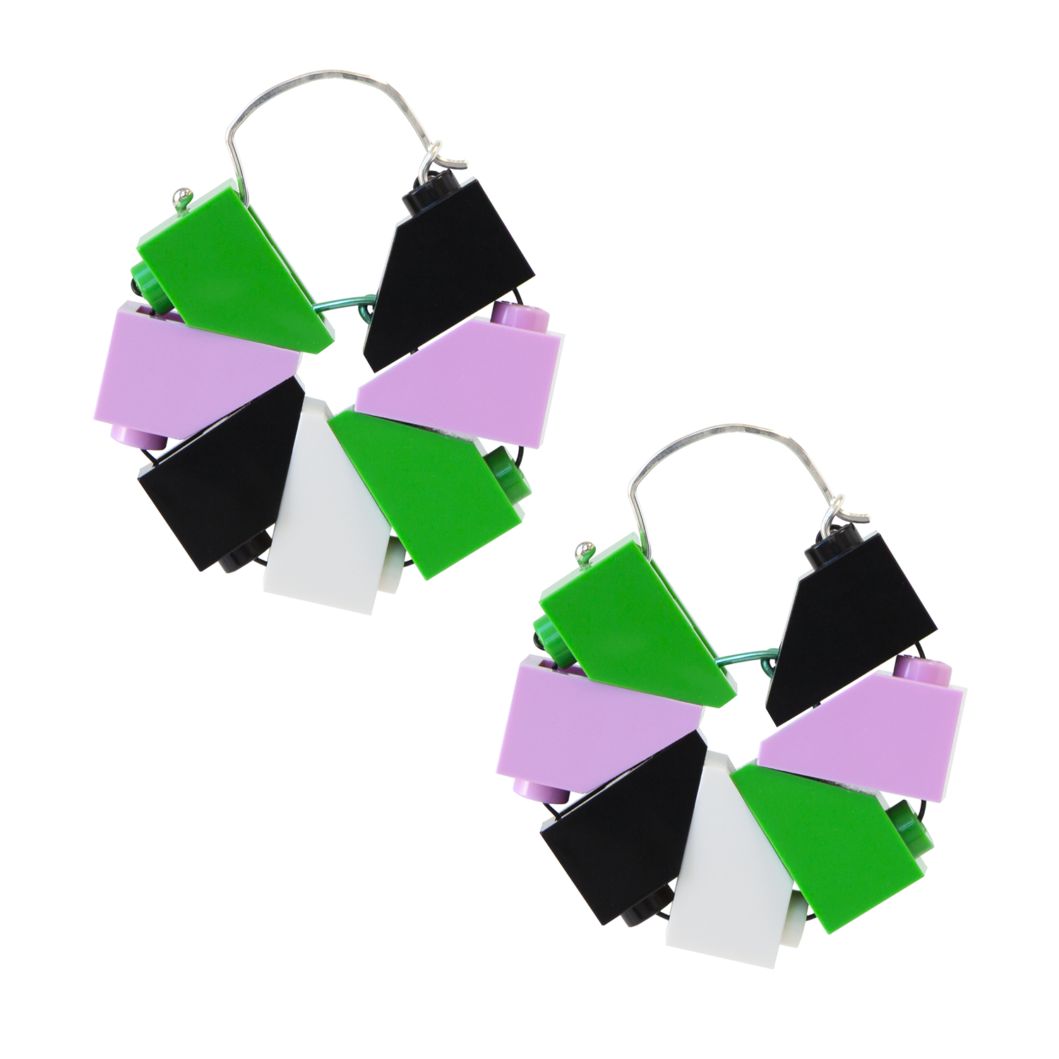 emikooreware Geranium Mini Hoop Earrings