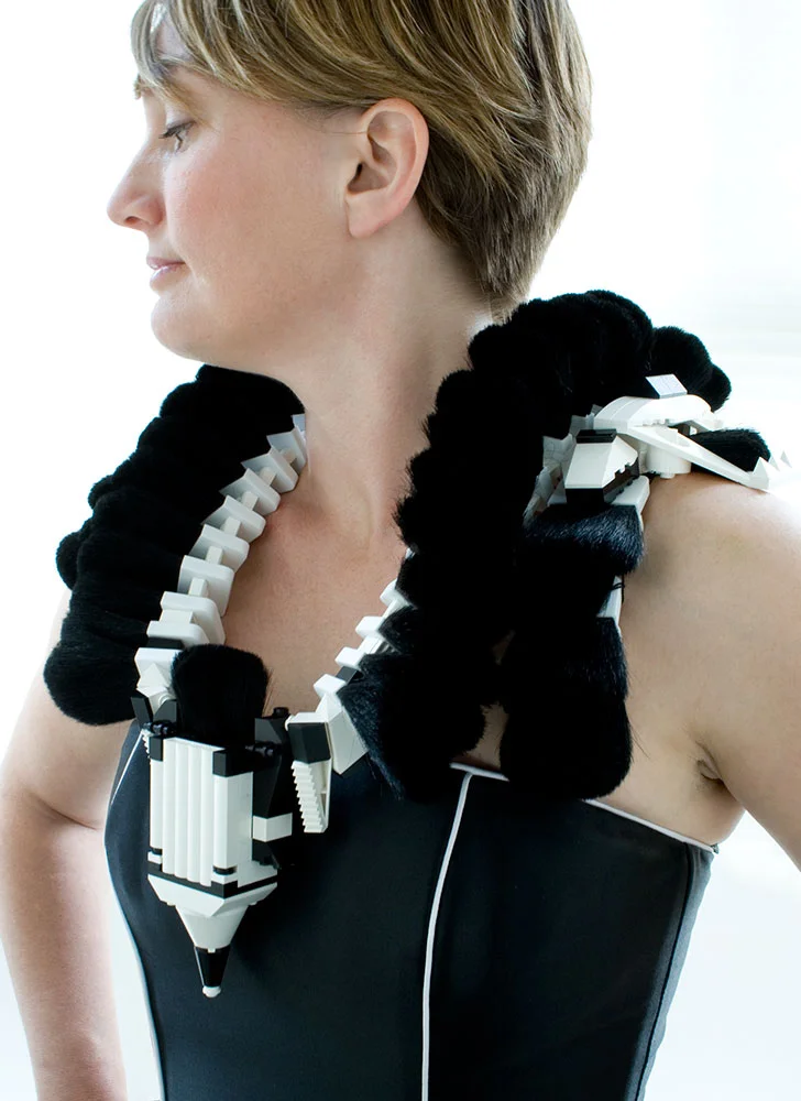 Winter's Brush neckpiece