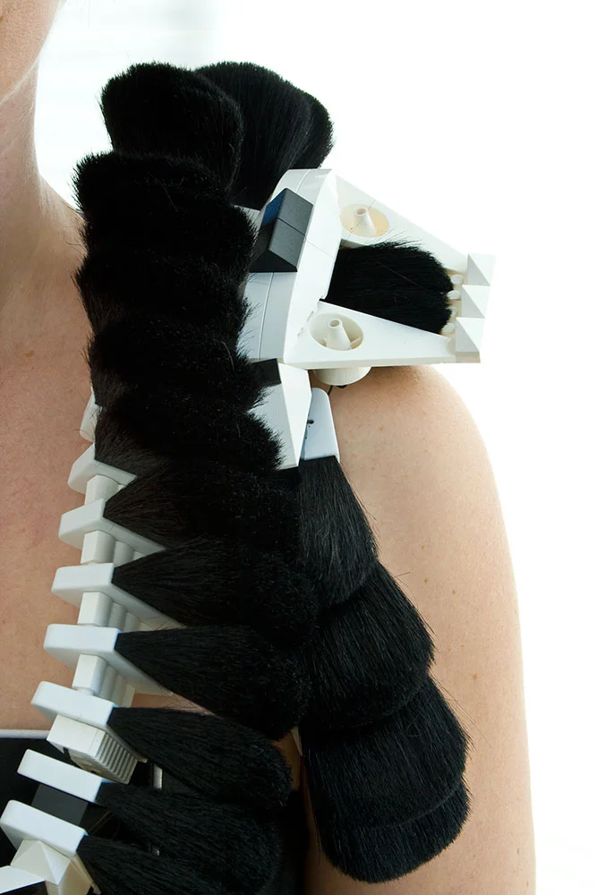 Winter's Brush neckpiece