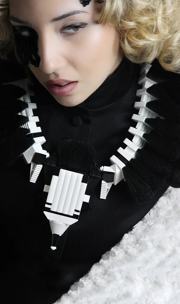 Winter's Brush neckpiece