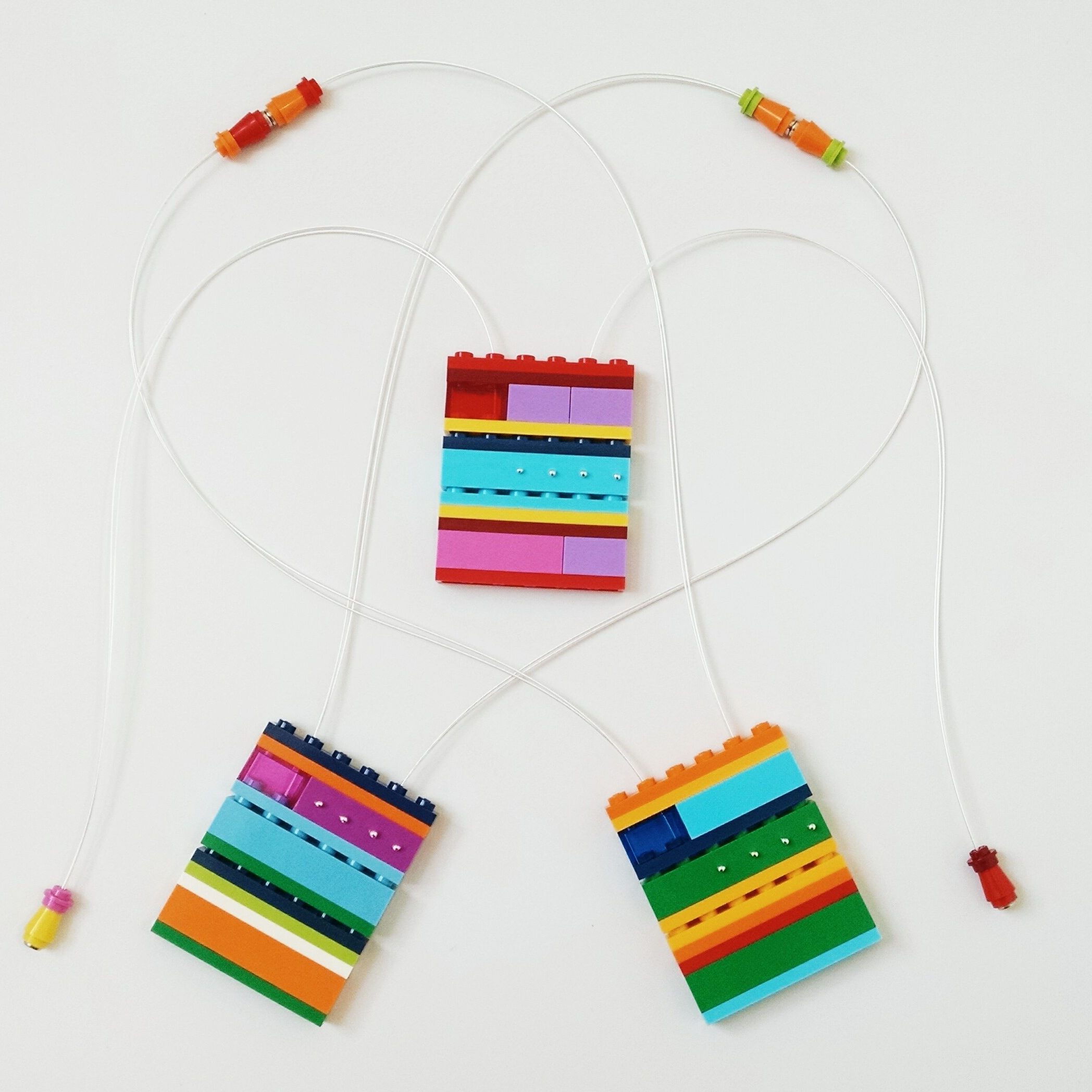  redesigned 1x6 necklaces in new colors 