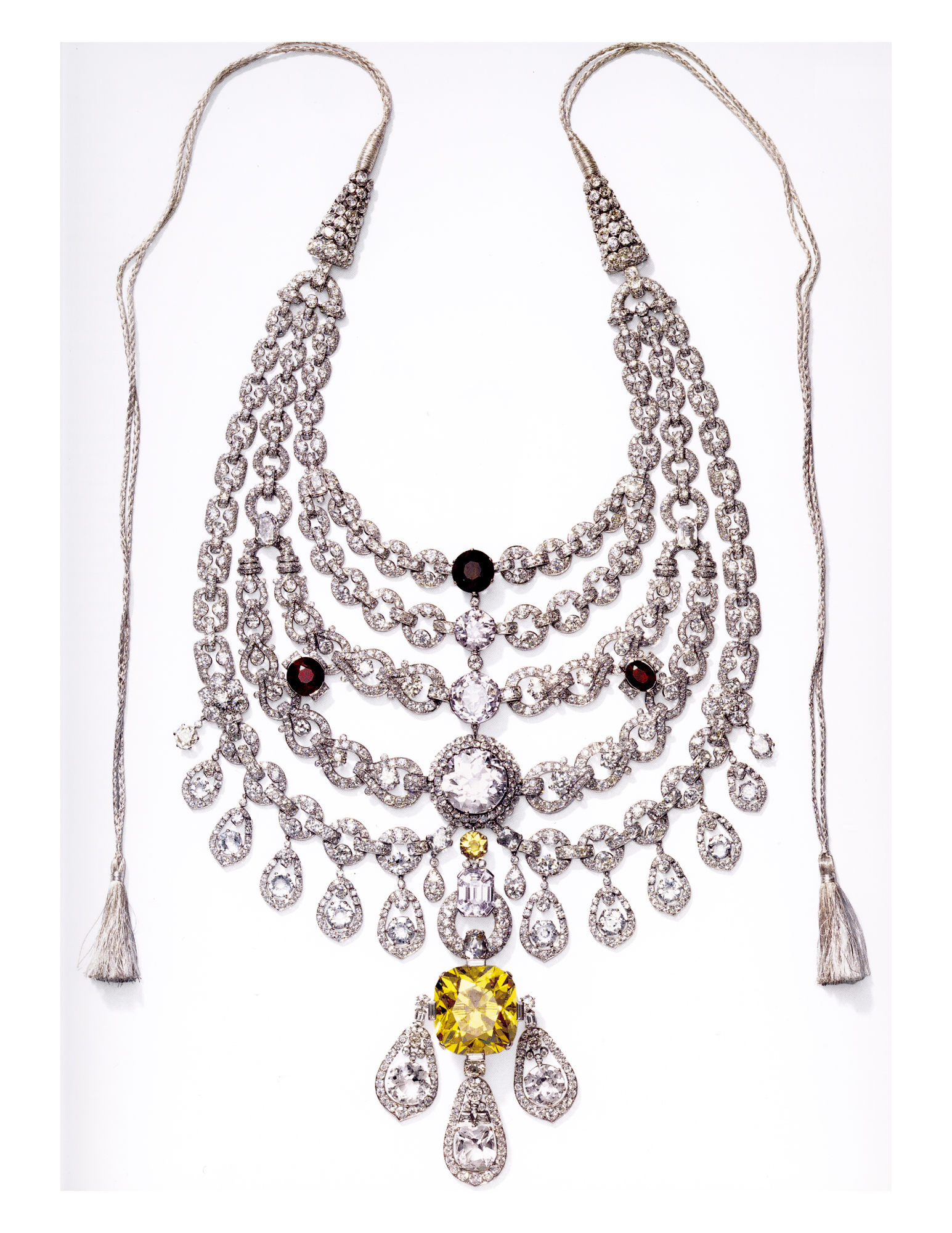  Maharajah Sir Bhupindra Singh of Patiala's&nbsp;Ceremonial necklace, Cartier, 1928 