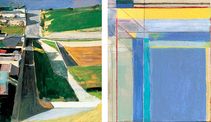 Richard Diebenkorn: Cityscape 1, 1963 and Ocean Park Series #79