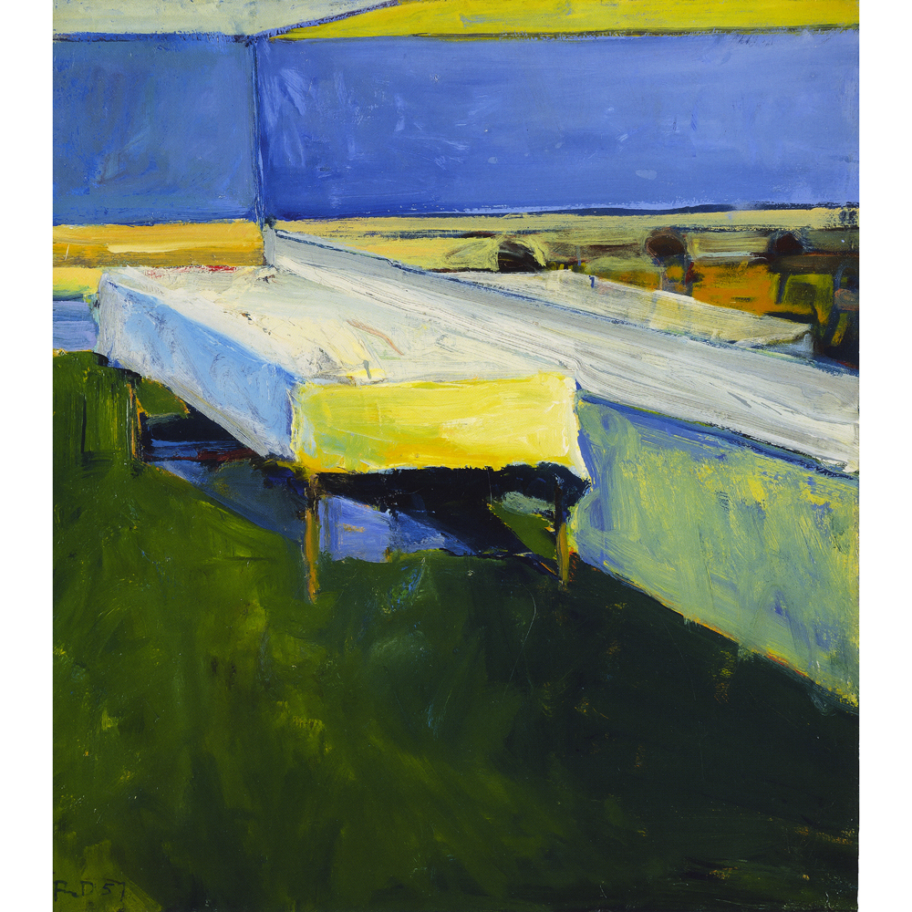  "The Table" by Richard Diebenkorn, oil painting, 1957 