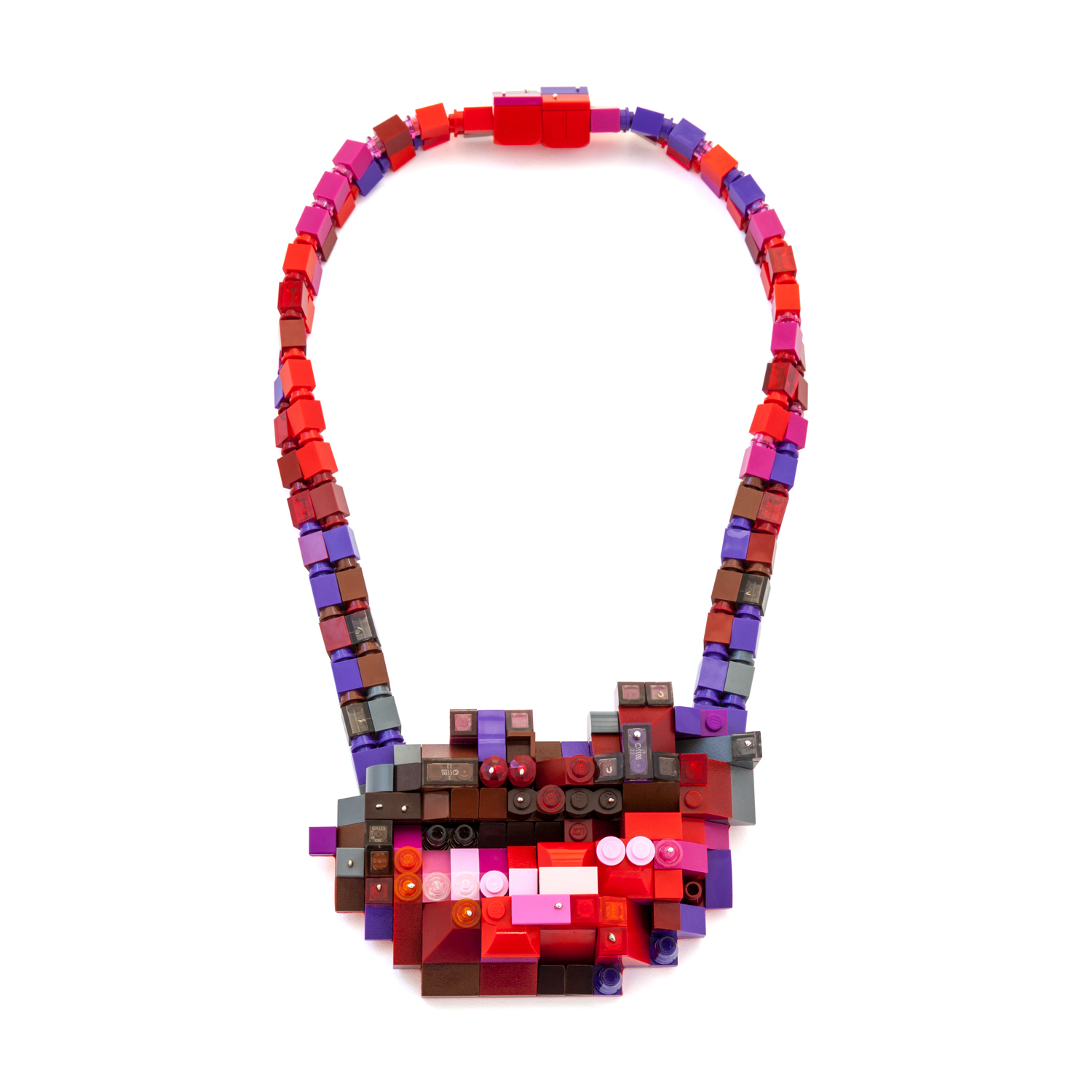 Lip 3: Our Lips Are Sealed (neckpiece)