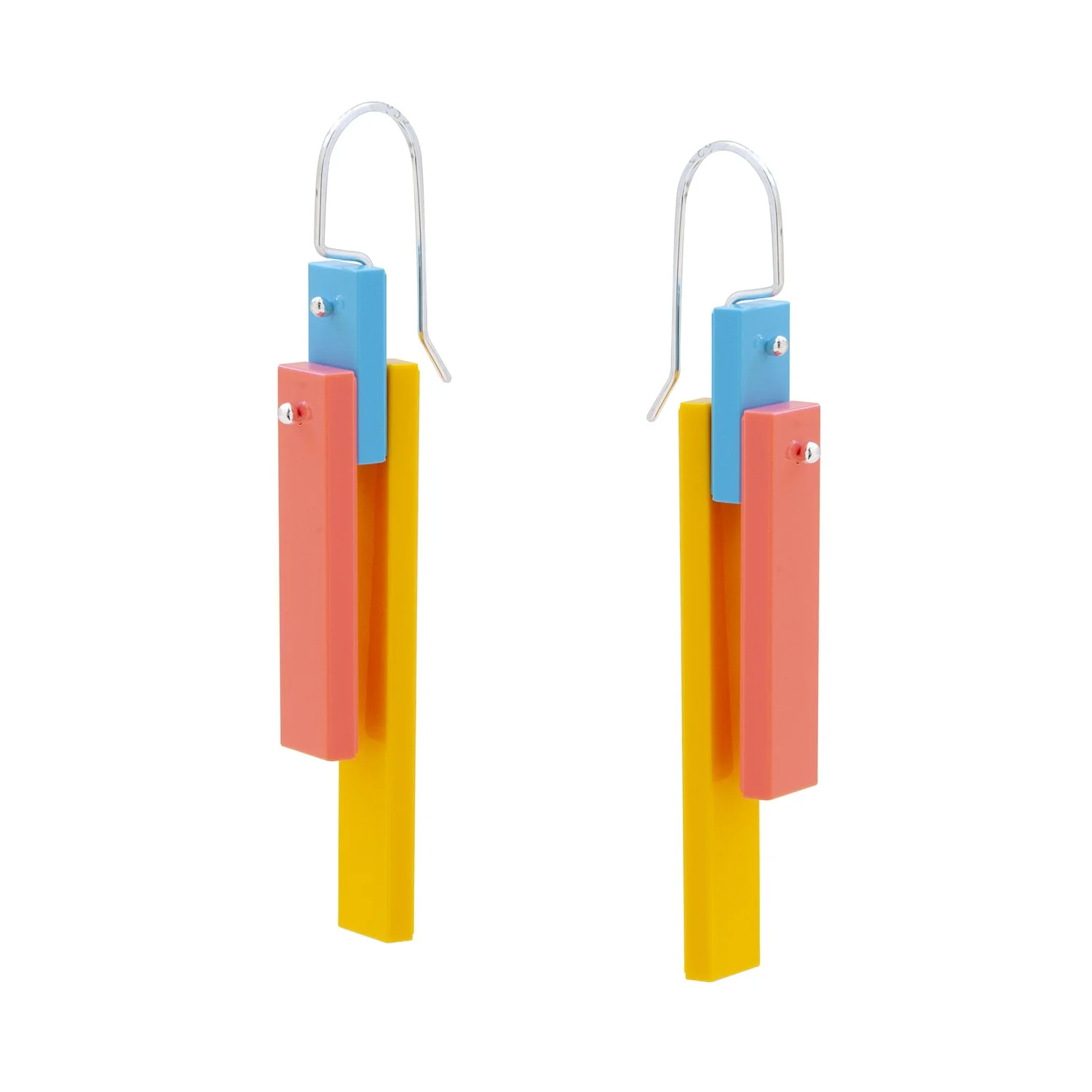 emikooreware Coral Wave Tile Earrings