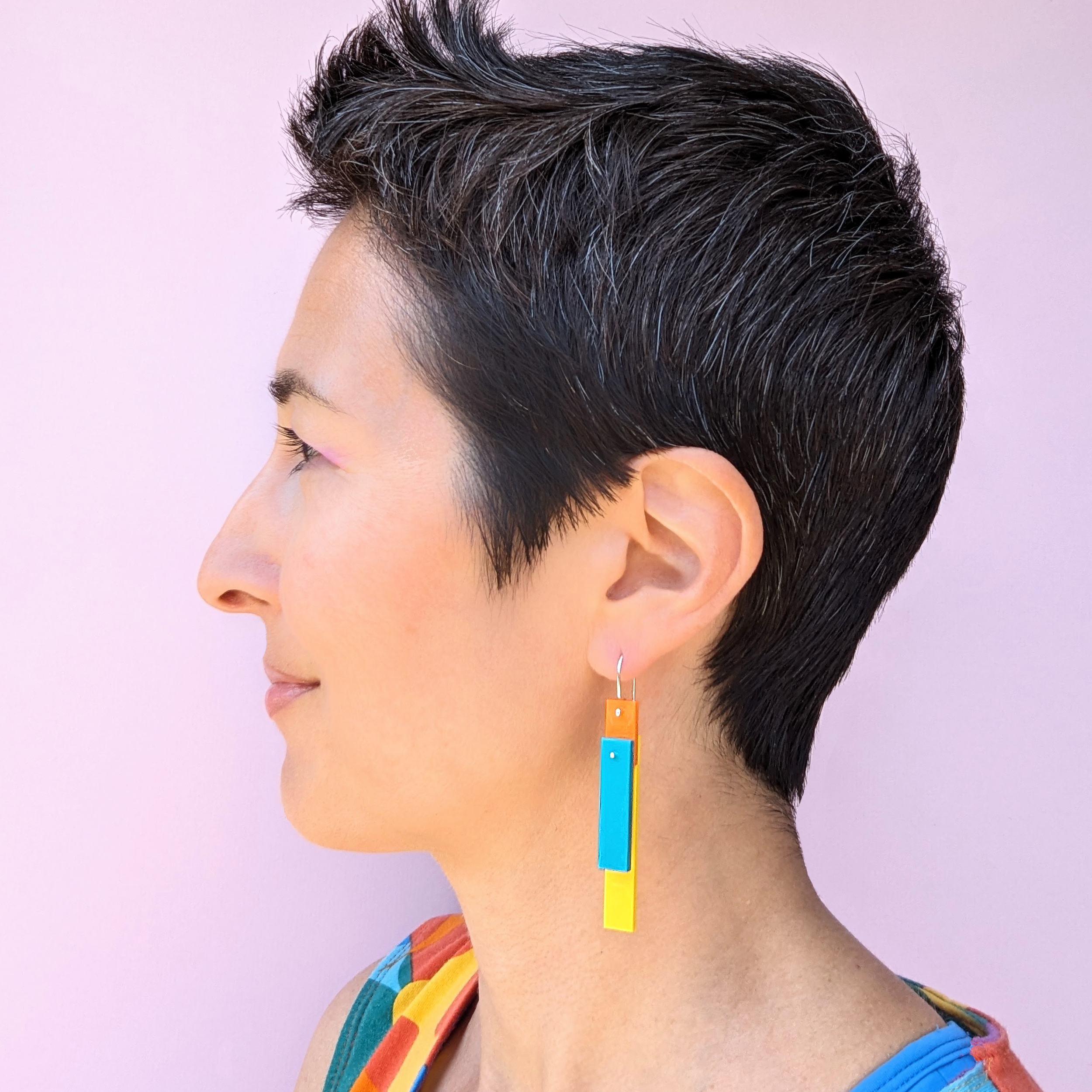 emikooreware Tropic Days Tile Earrings