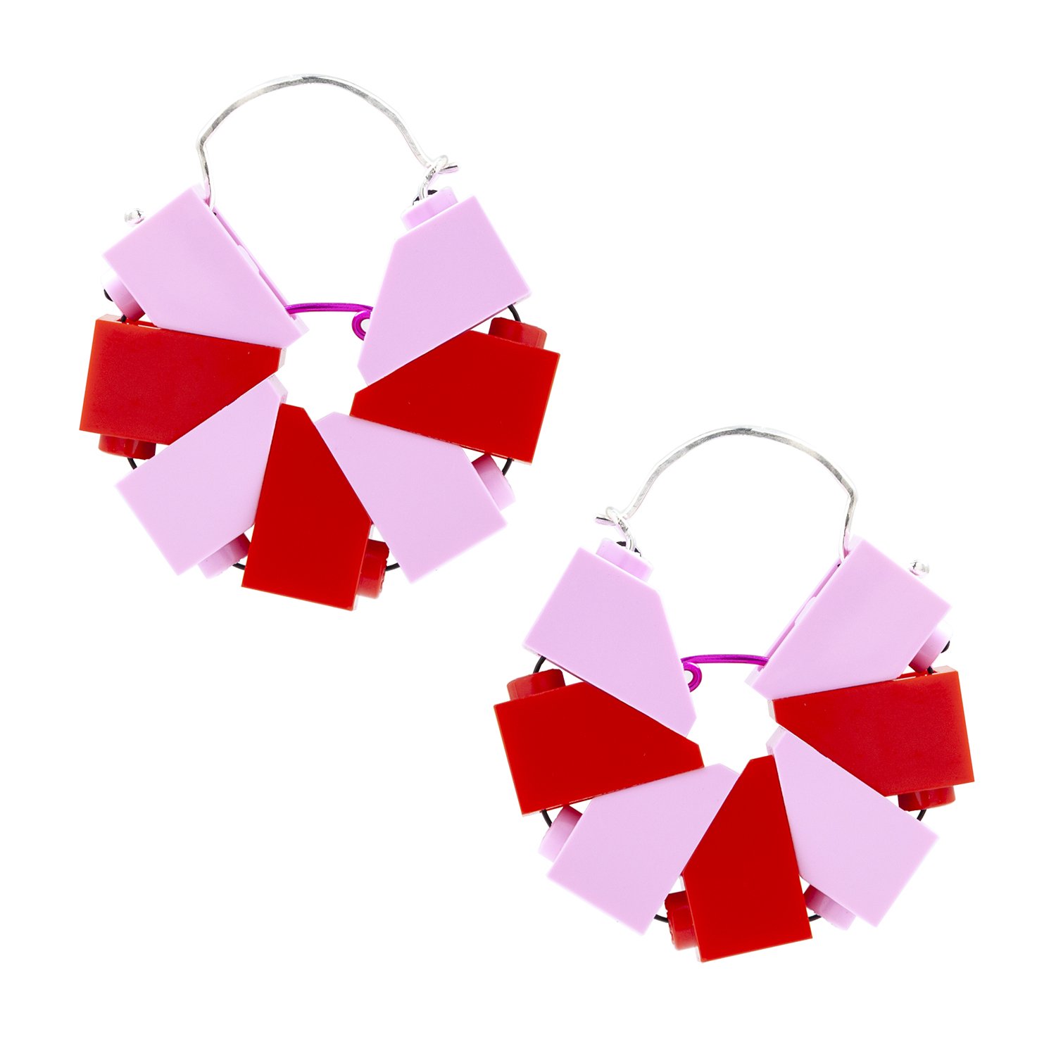 emikooreware Cherry Swirl Mini Hoop Earrings