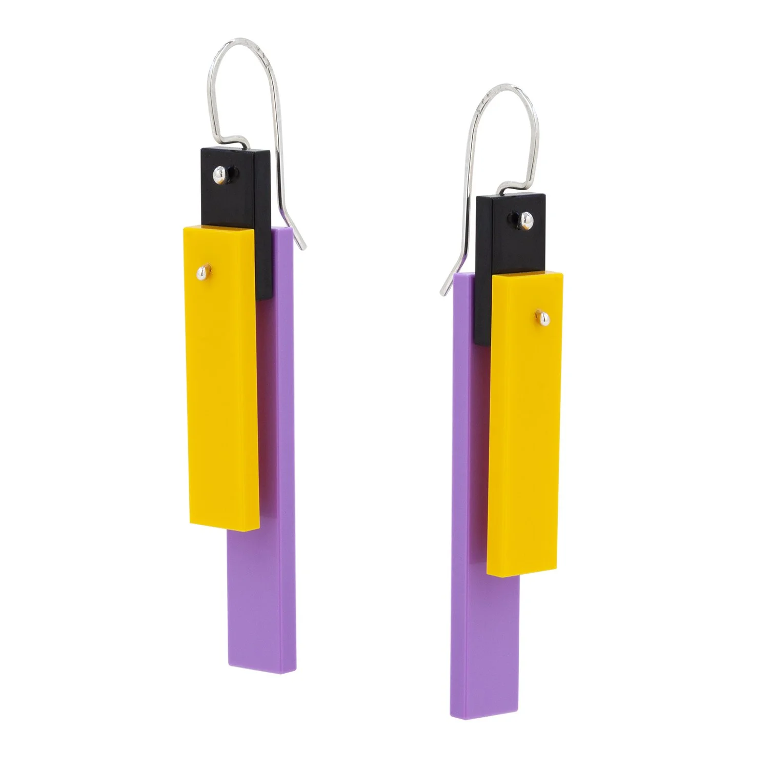 emikooreware Ocelot Tile Earrings