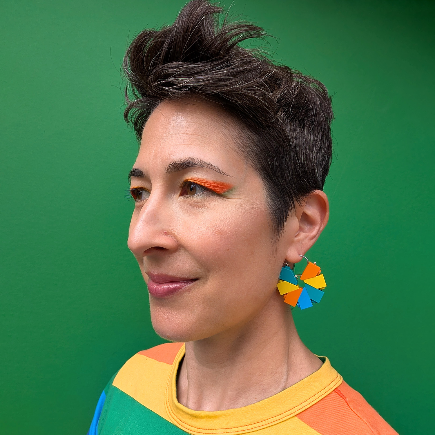 emikooreware Tropic Days Mini Hoop Earrings