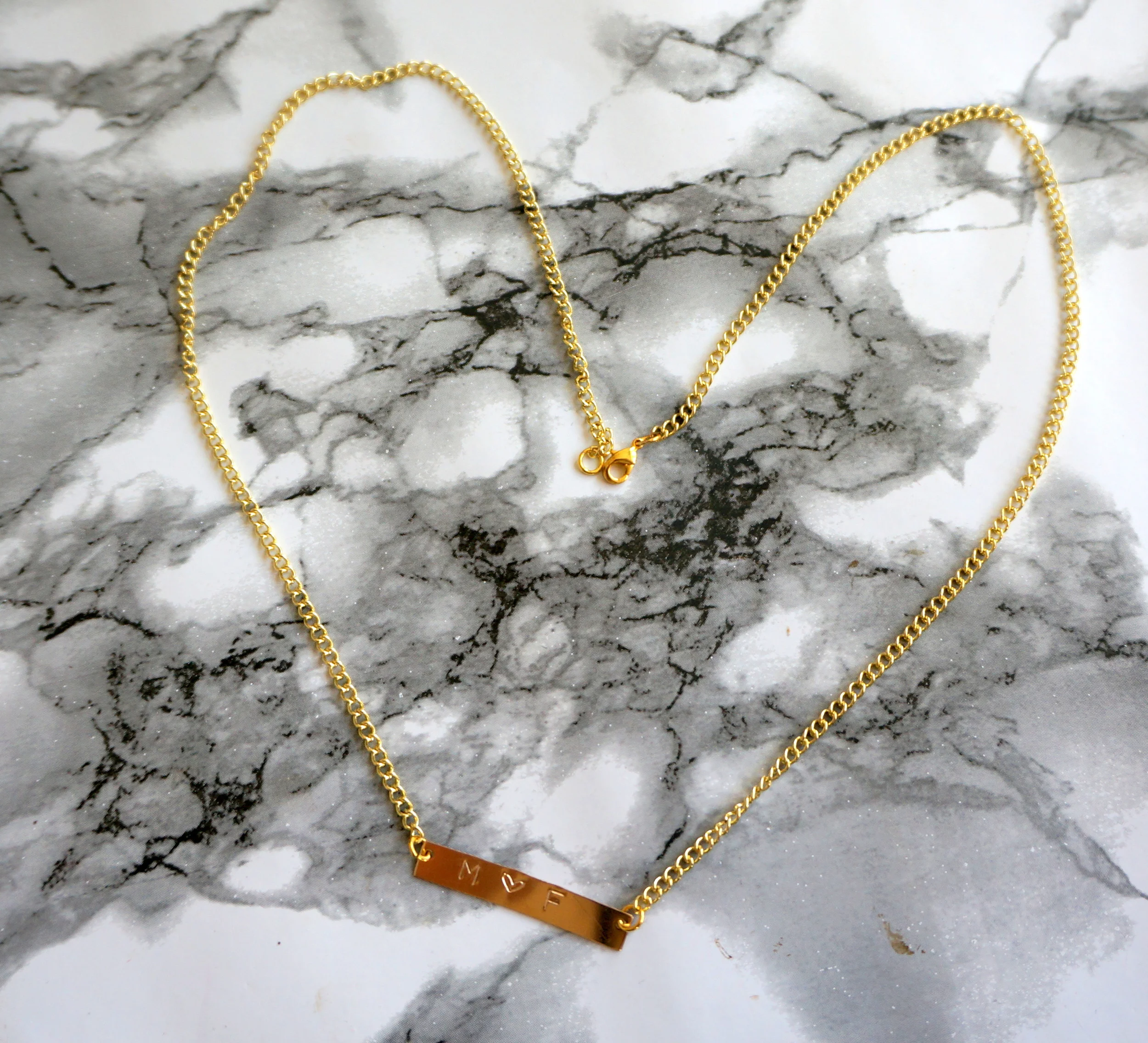 Hand-Stamped Necklace