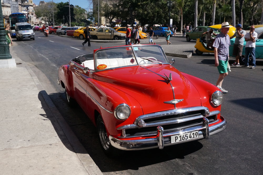 vintage cars in cuba