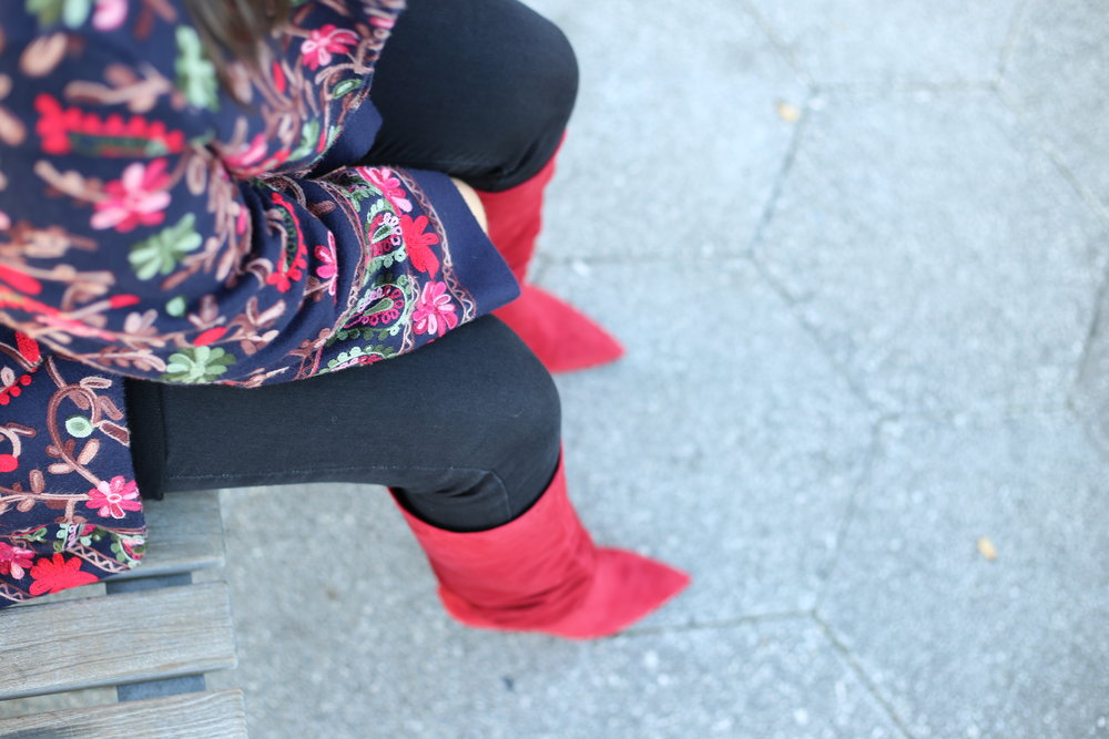 Red boots