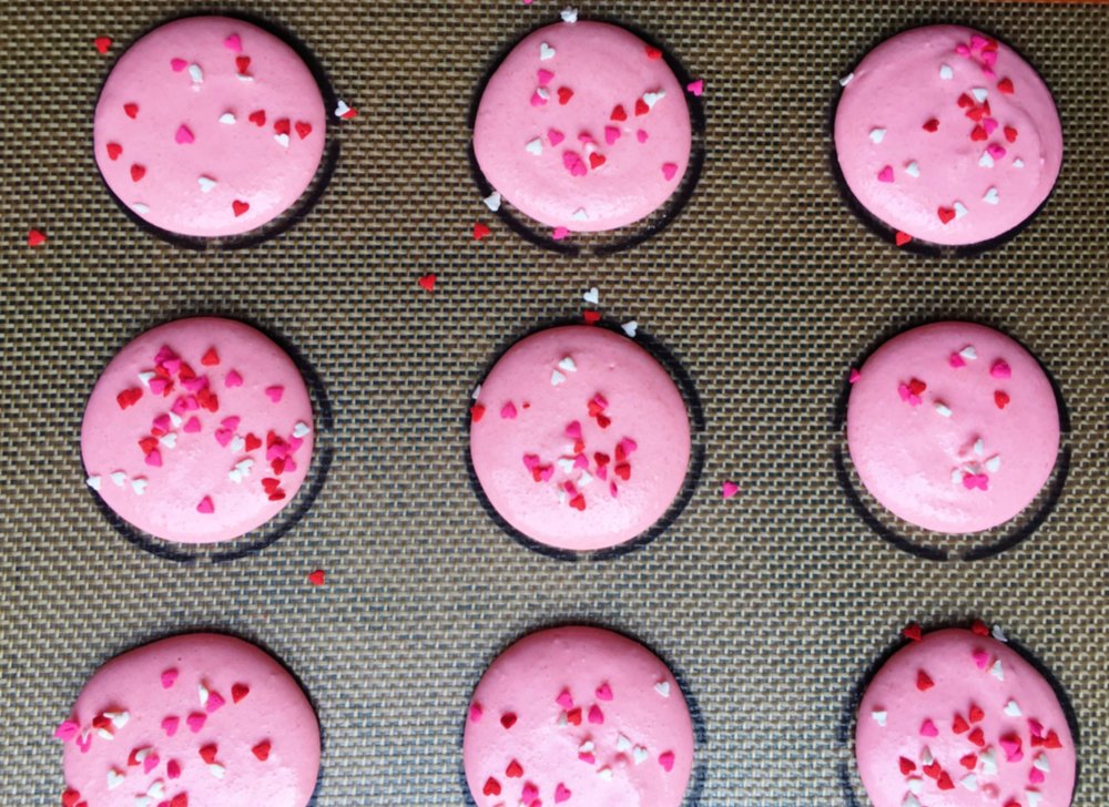 valentine's day macaron