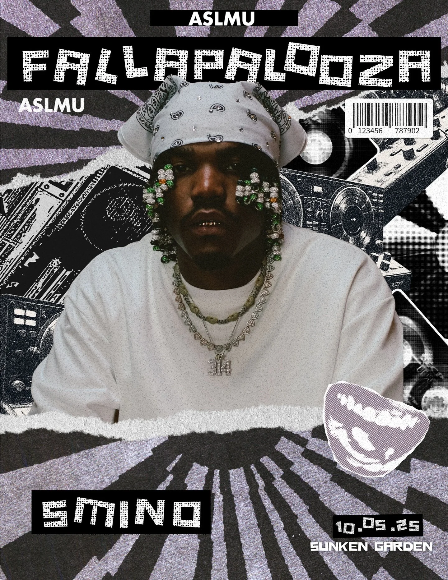 The Headliner is SMINO!! Fallapalooza, October 5th, 4-7pm, Sunken Gardens