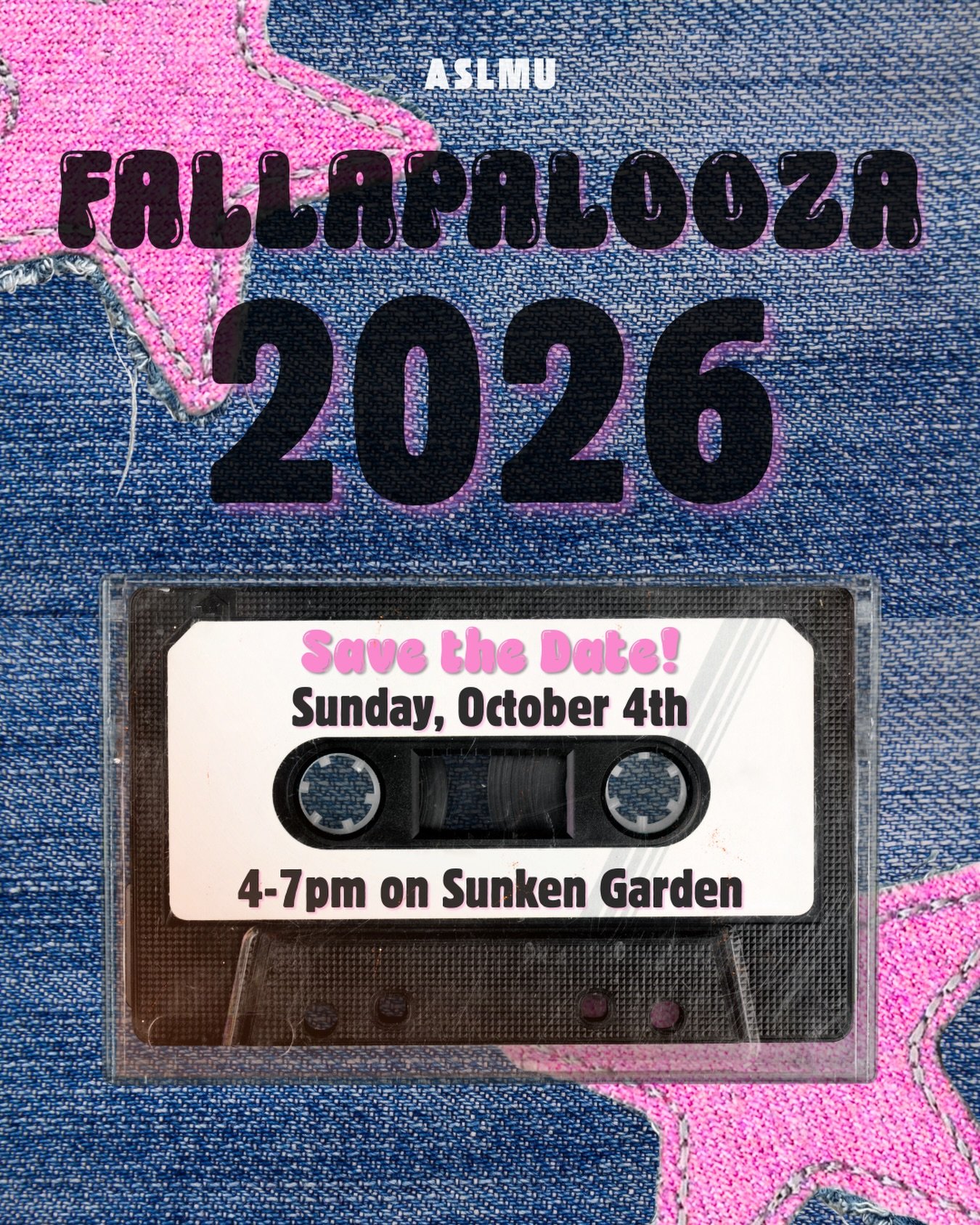 It's around the corner
-
Save the date.
-
October 4th 4-7pm
#ASLMU