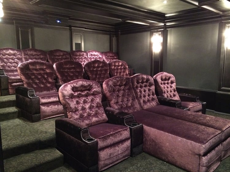 Fortress Home Theater Seating, Non Leather Theater Seating