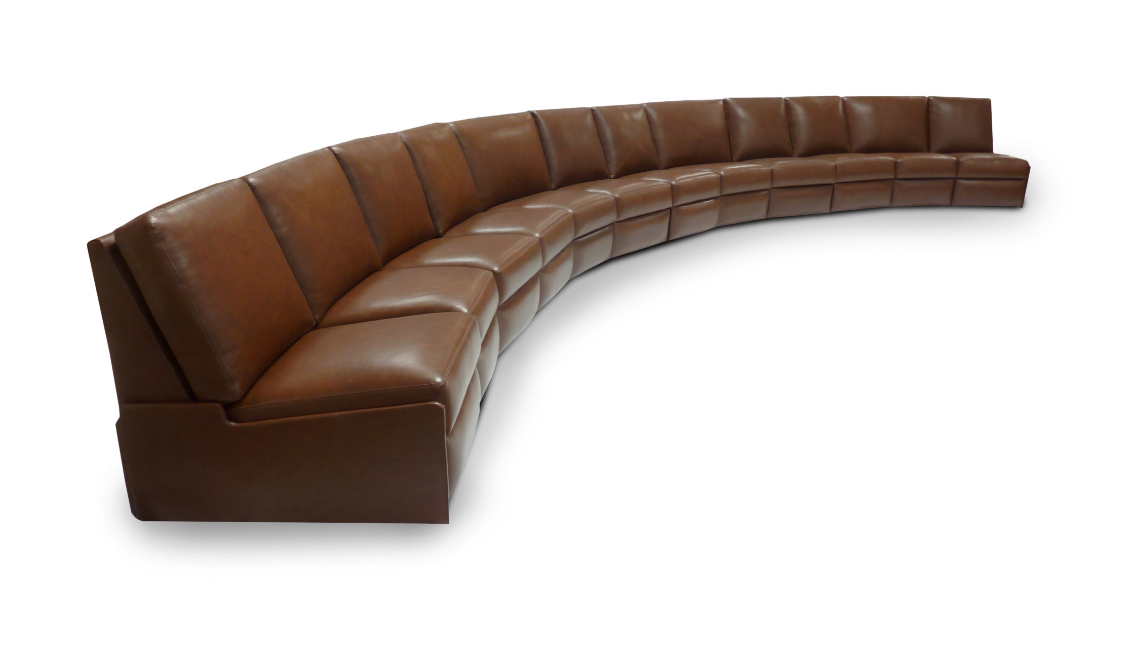   12-seat curved sofa - no arms  