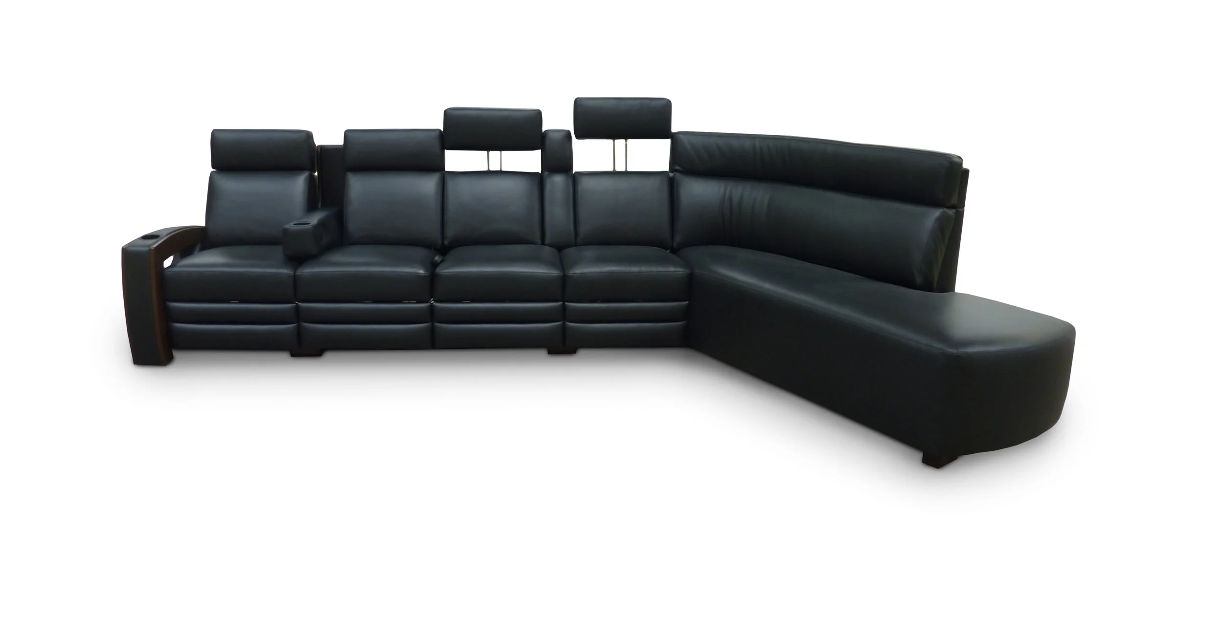 Custom Sectional; Motorized Adjustable Head Rests