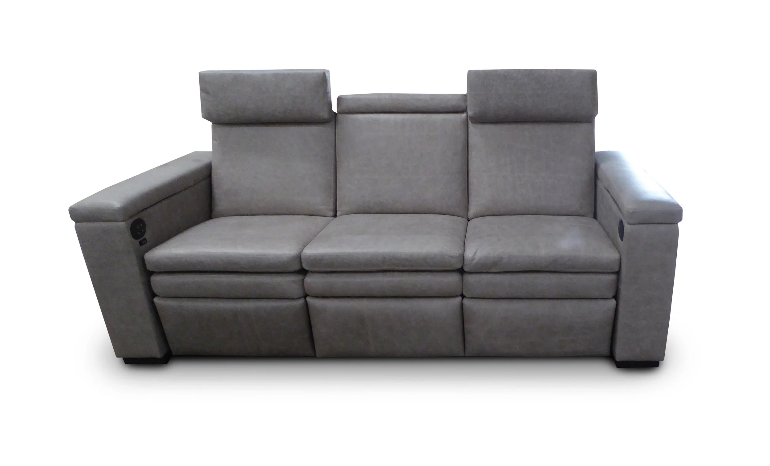 Dakota Reclining sofa; Motorized Adjustable Headrests
