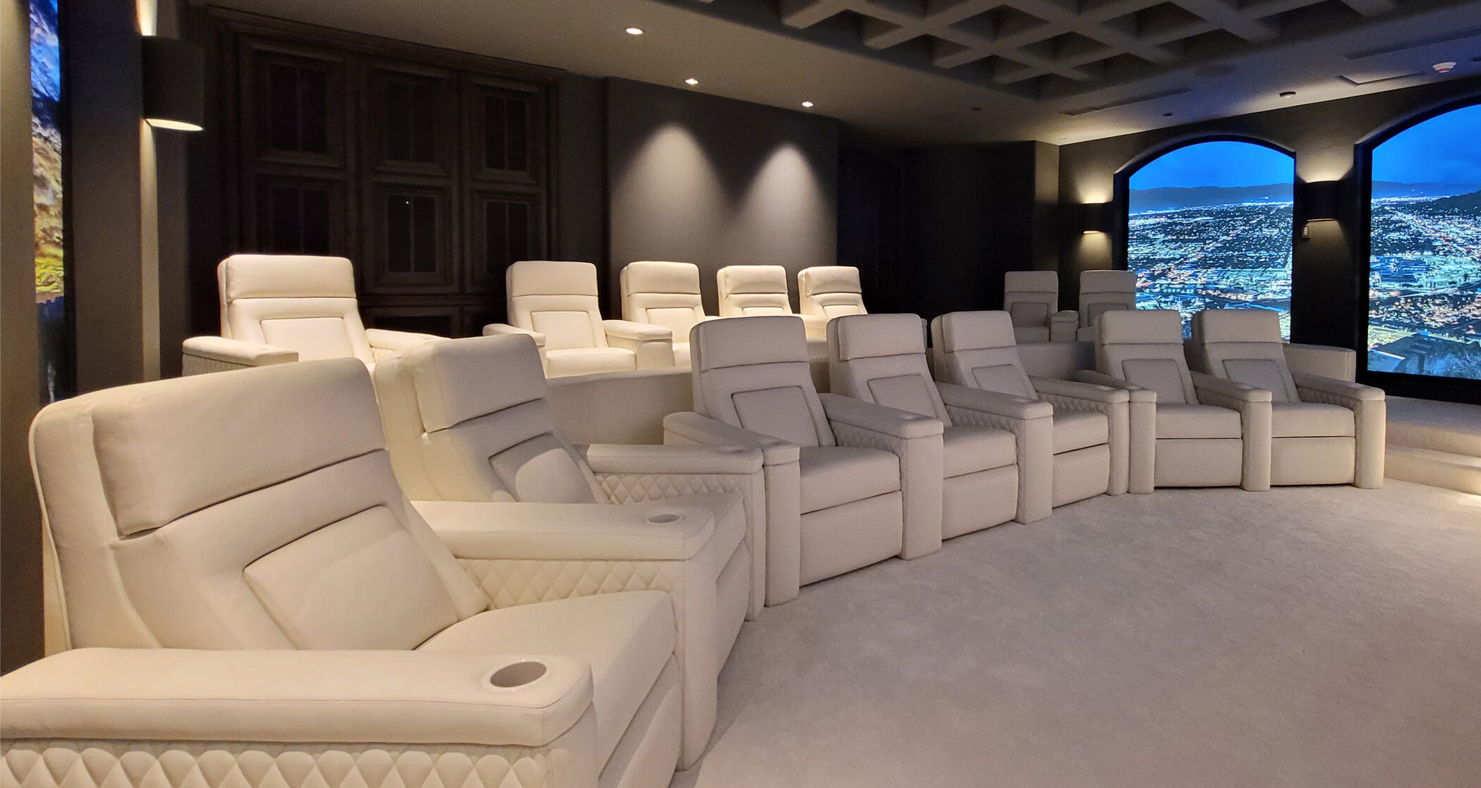 luxury homes theater
