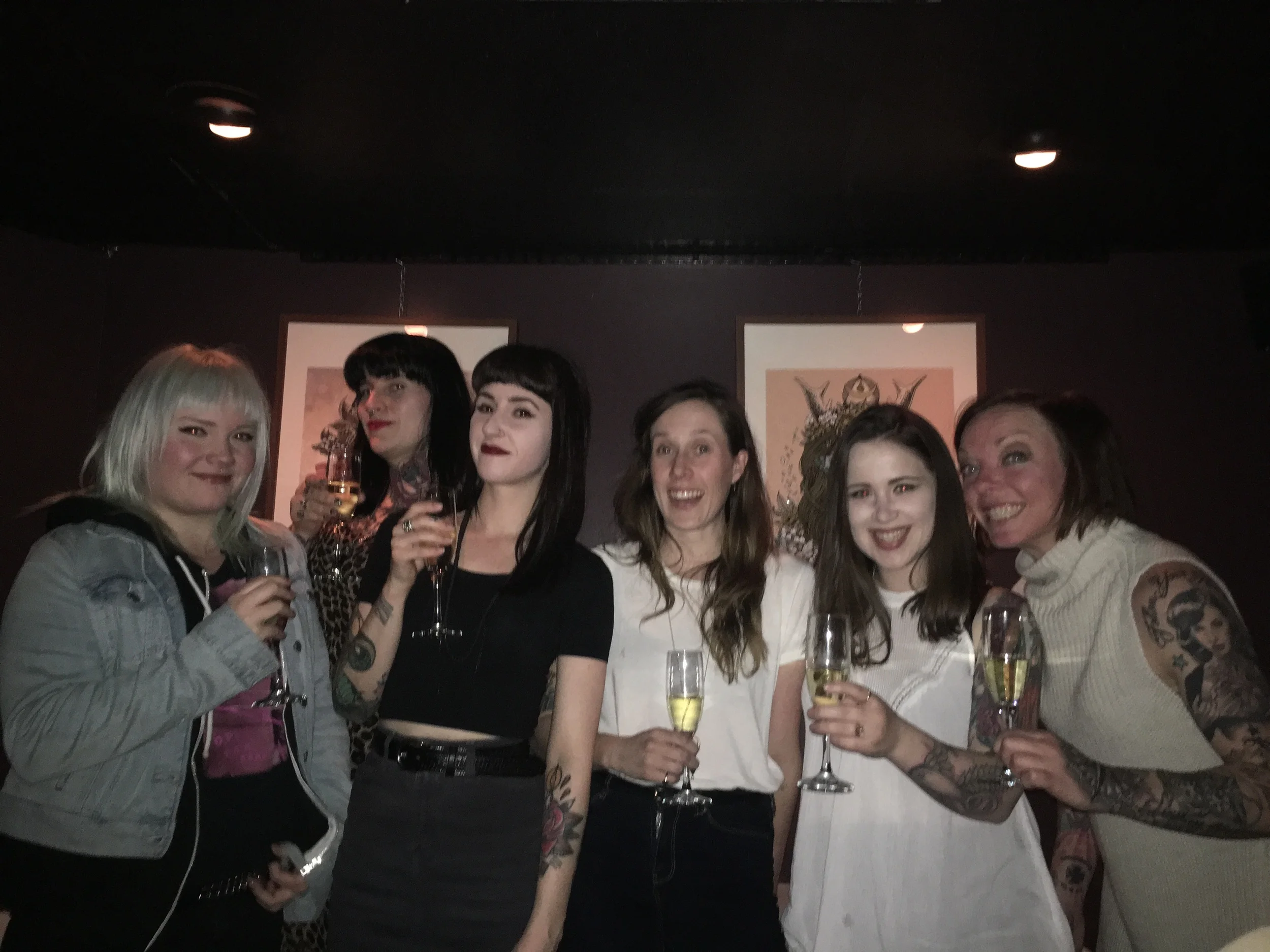 Ashley, Alex, Ali, Saara, myself & Chelsea