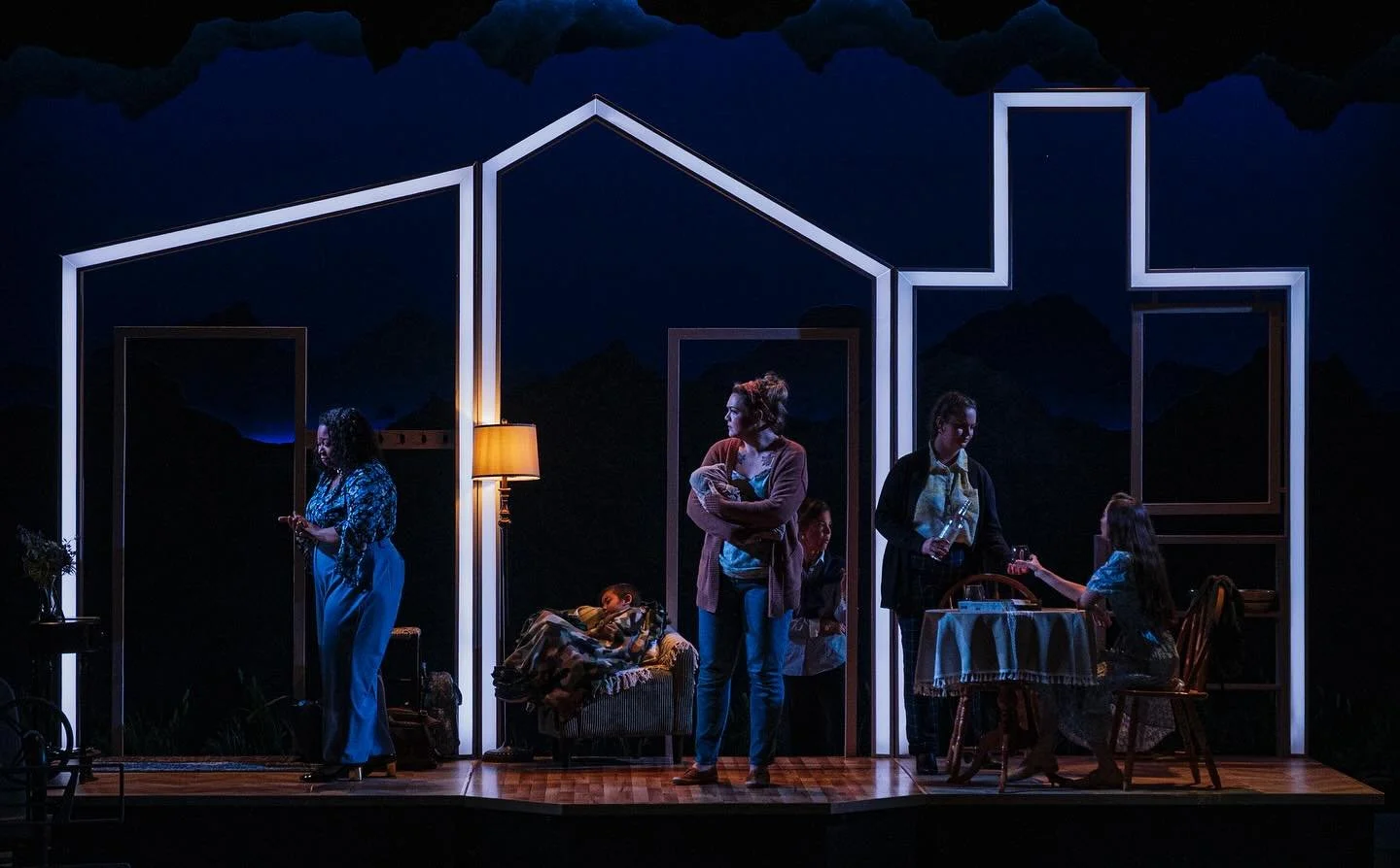 Toi toi toi to the cast, creative team, and crew of &ldquo;The Knock&rdquo; @ccityopera !

Jo : Mary-Hollis Hundley
Aisha : Cierra Byrd
Gonzales : Armando Contreras 
C.O.W.&rsquo;s Wife : Katherine Pracht

Maestro : @davidmartinbloom 
Director : @ali