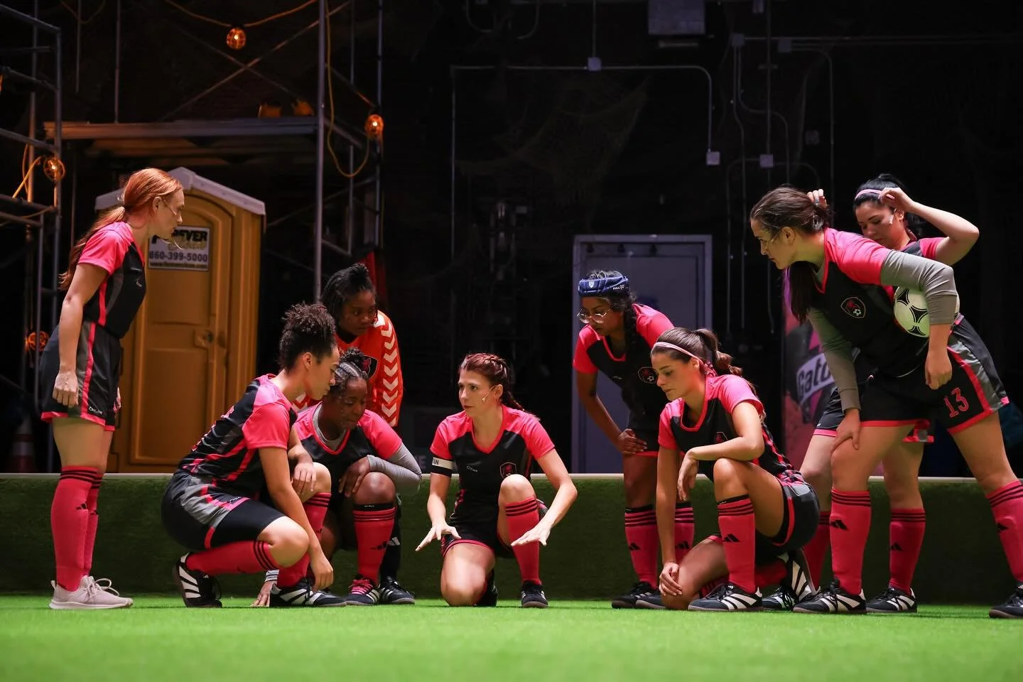 Happy Opening to &lsquo;The Wolves&rsquo; @playmakersrep 

It&rsquo;s my second time around with this play and I love it more than ever. 🐺

Dir: Aubrey Lynn Snowden
Set Design: @ant_horsema 
Costume Design: Pam Bond
Sound Design: Daniel Baker
PSM: @