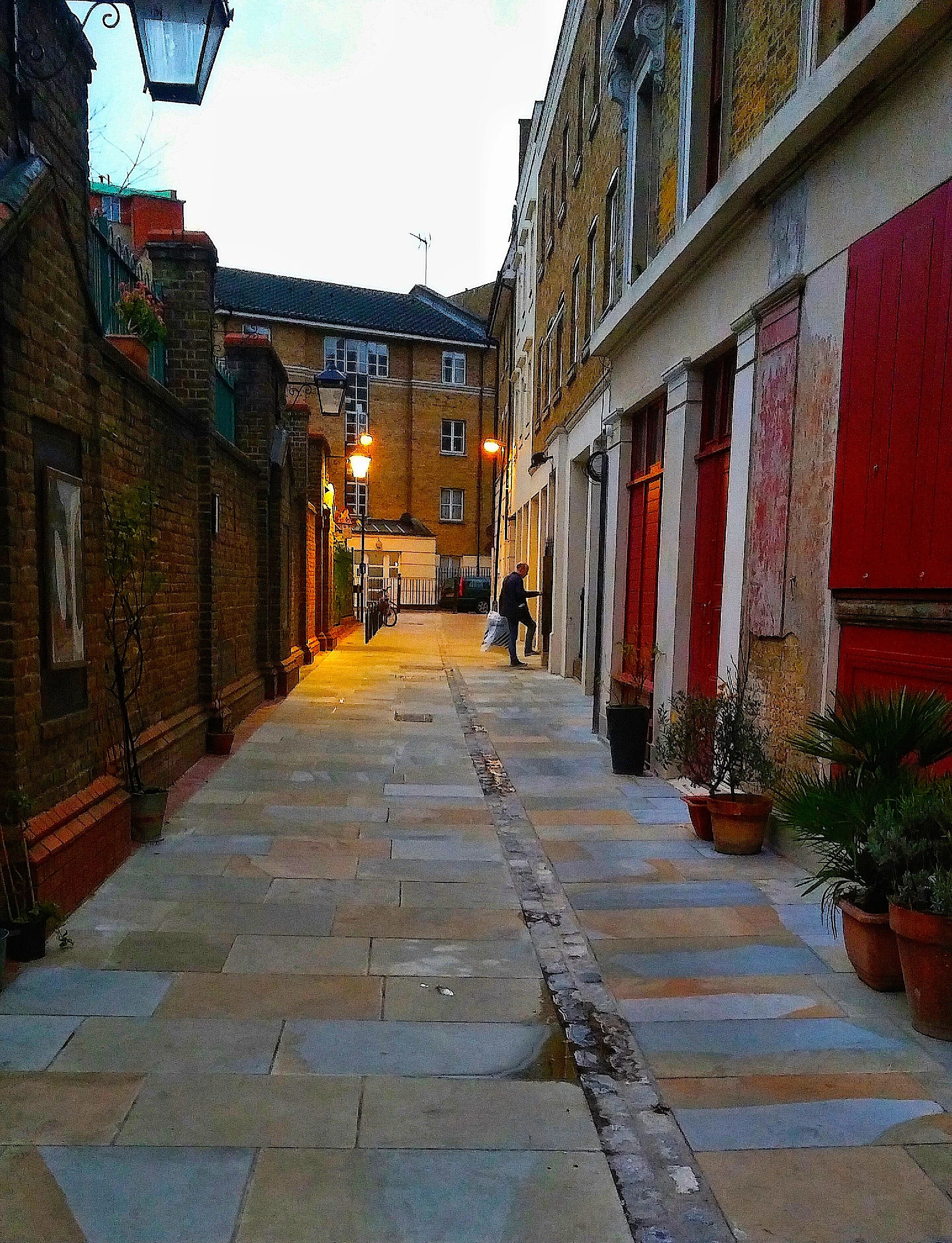 Historical Ensign Street in the London Borough of Tower Hamlets