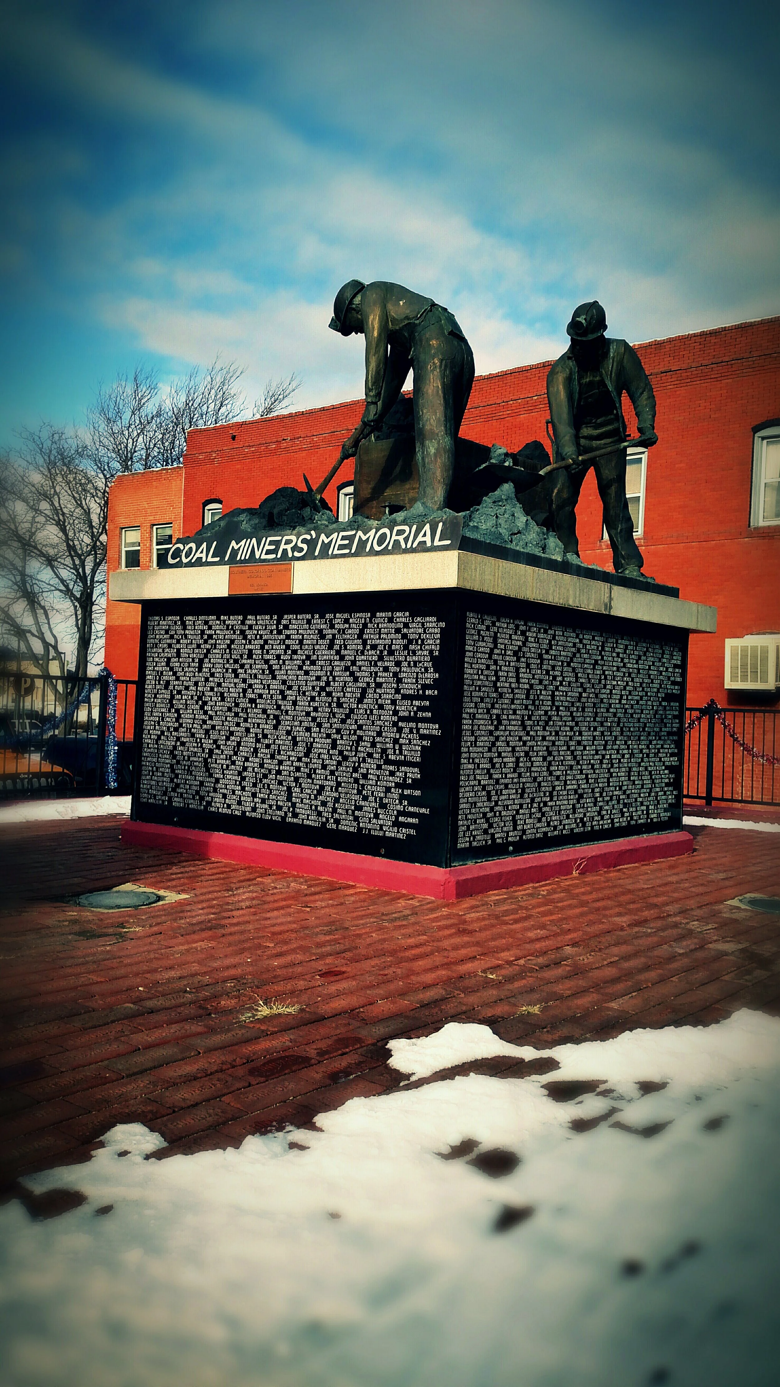 Coal miners’ memorial in Trinidad, CO