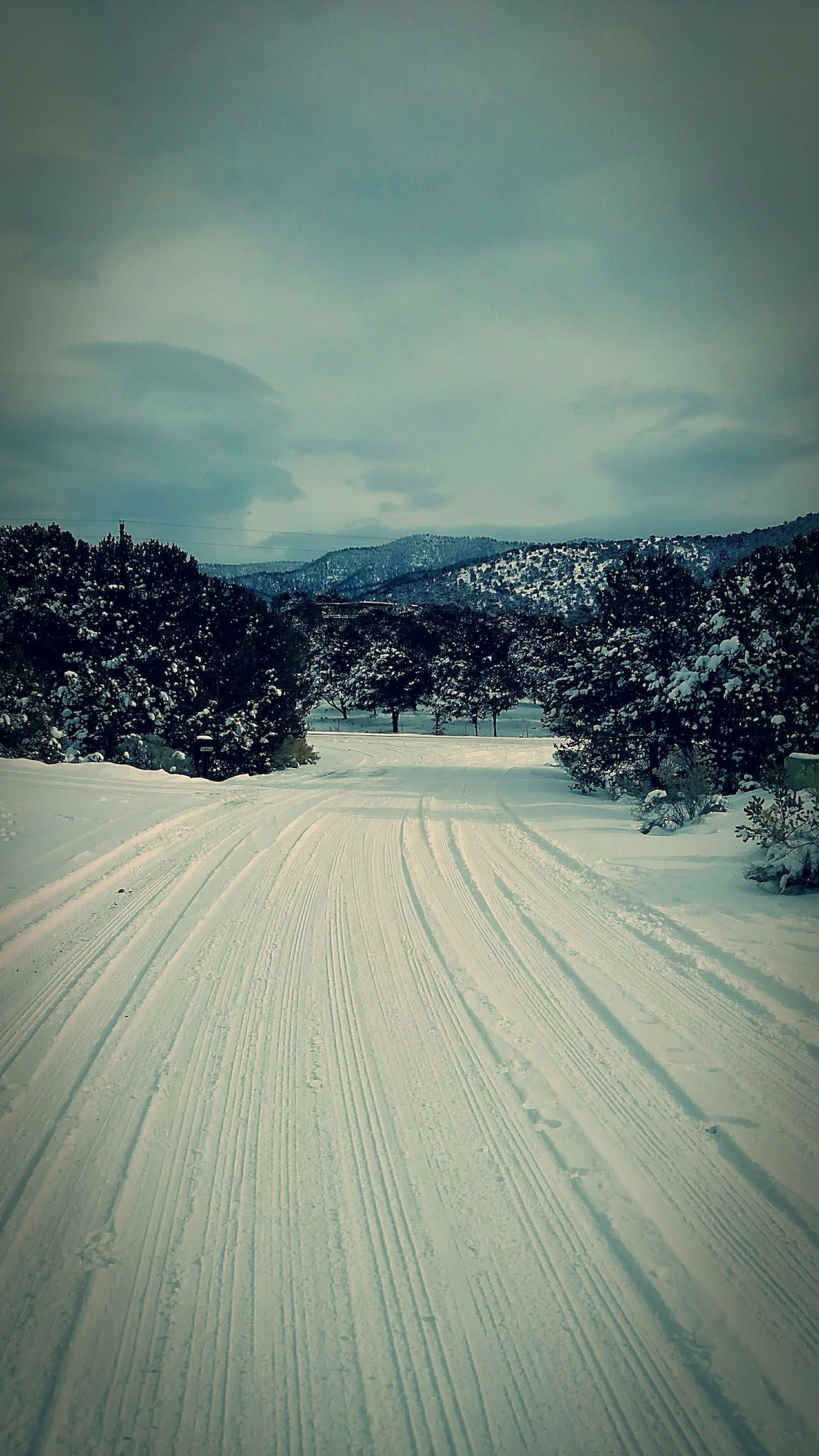 Canyon Road (or thereabouts) in Santa Fe, New Mexico