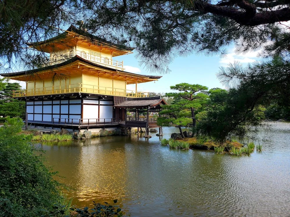 Kinkaku-ji Temple in Kyoto.