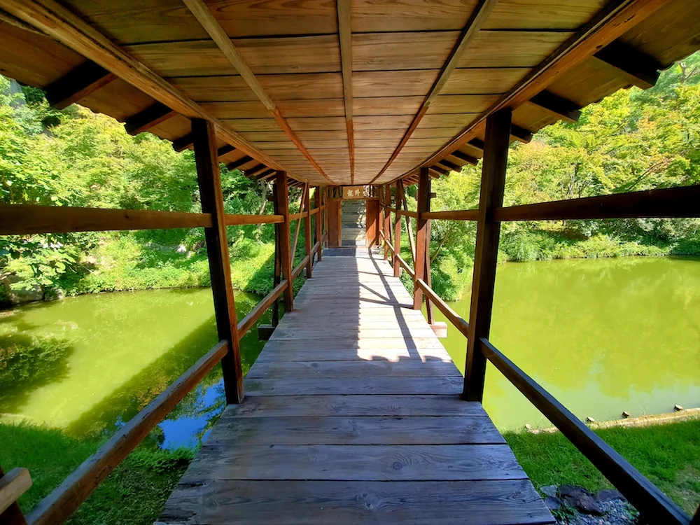 Bridge at one of the temples along the Philosopher’s Path in Kyoto.