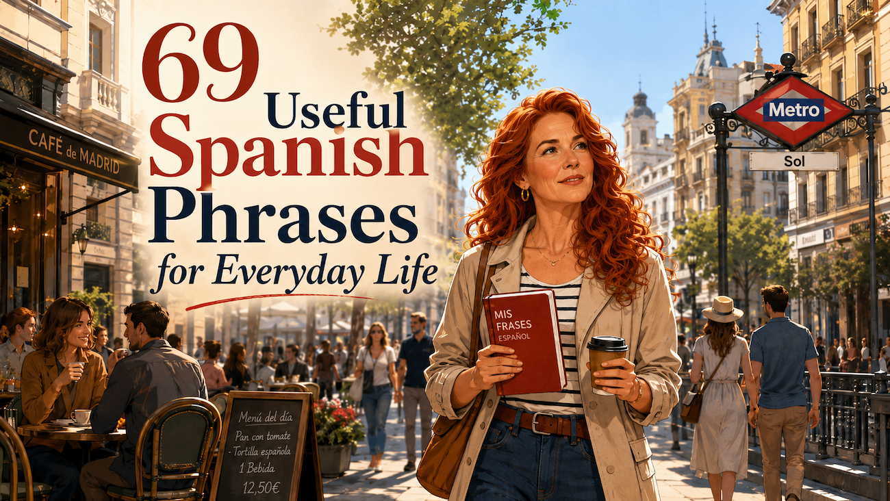 Adjusting to Life in Spain: 69 Useful Spanish Phrases for Everyday Life