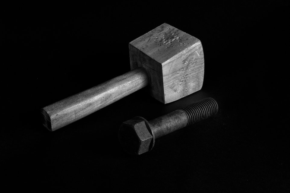 Hammer and a bolt