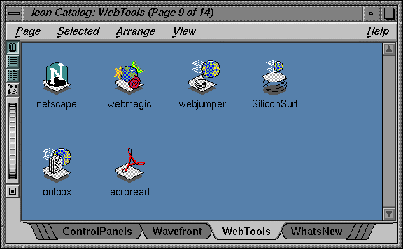Figure 2: Icon Catalog.