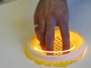 Figure 6: Rotate gesture.