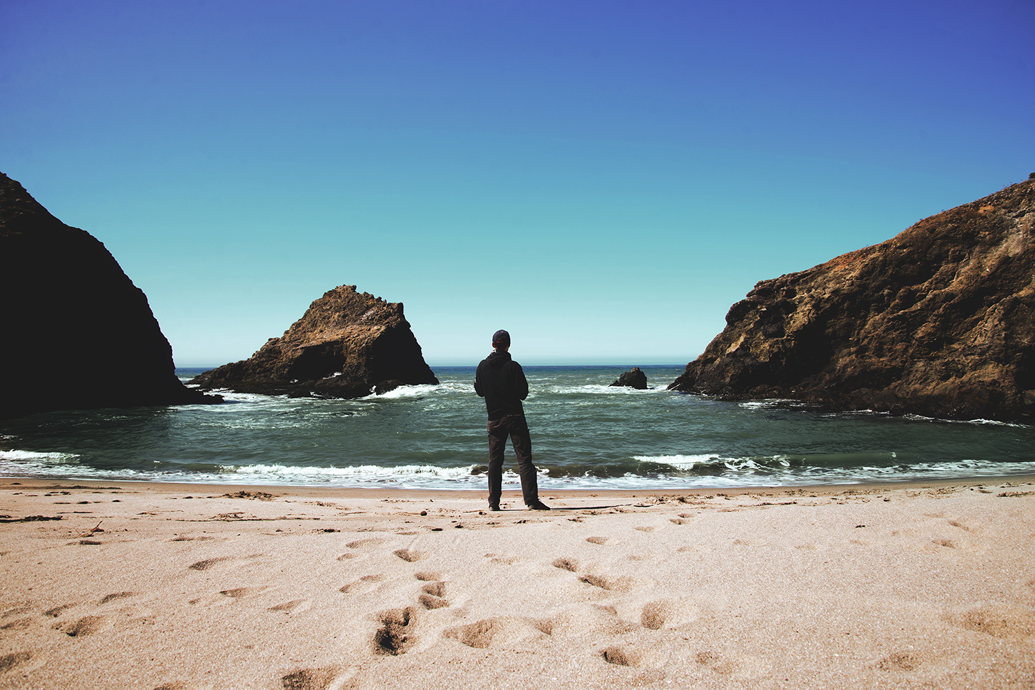 A secluded beach that doubled as the perfect lunch spot