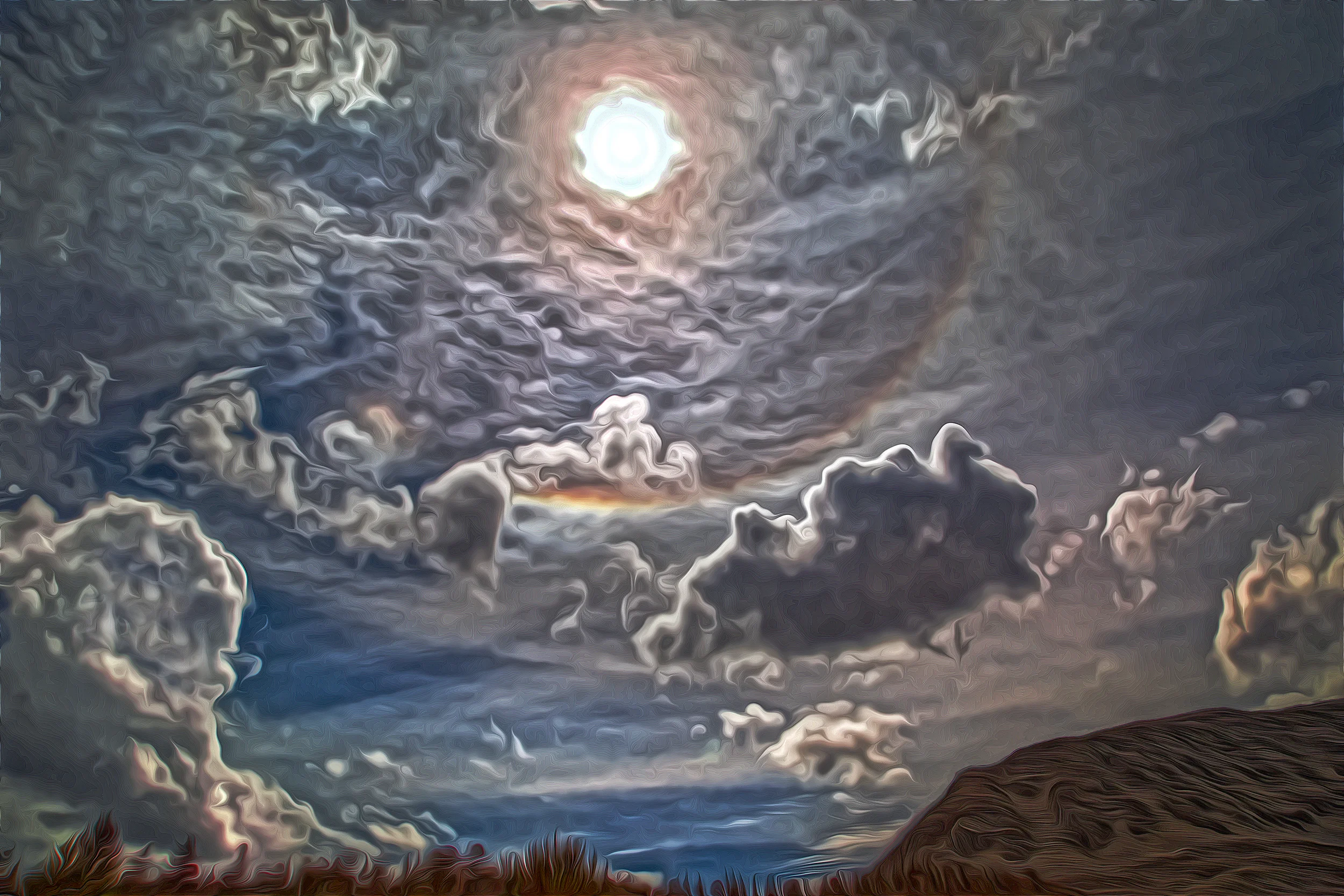 Sierra clouds