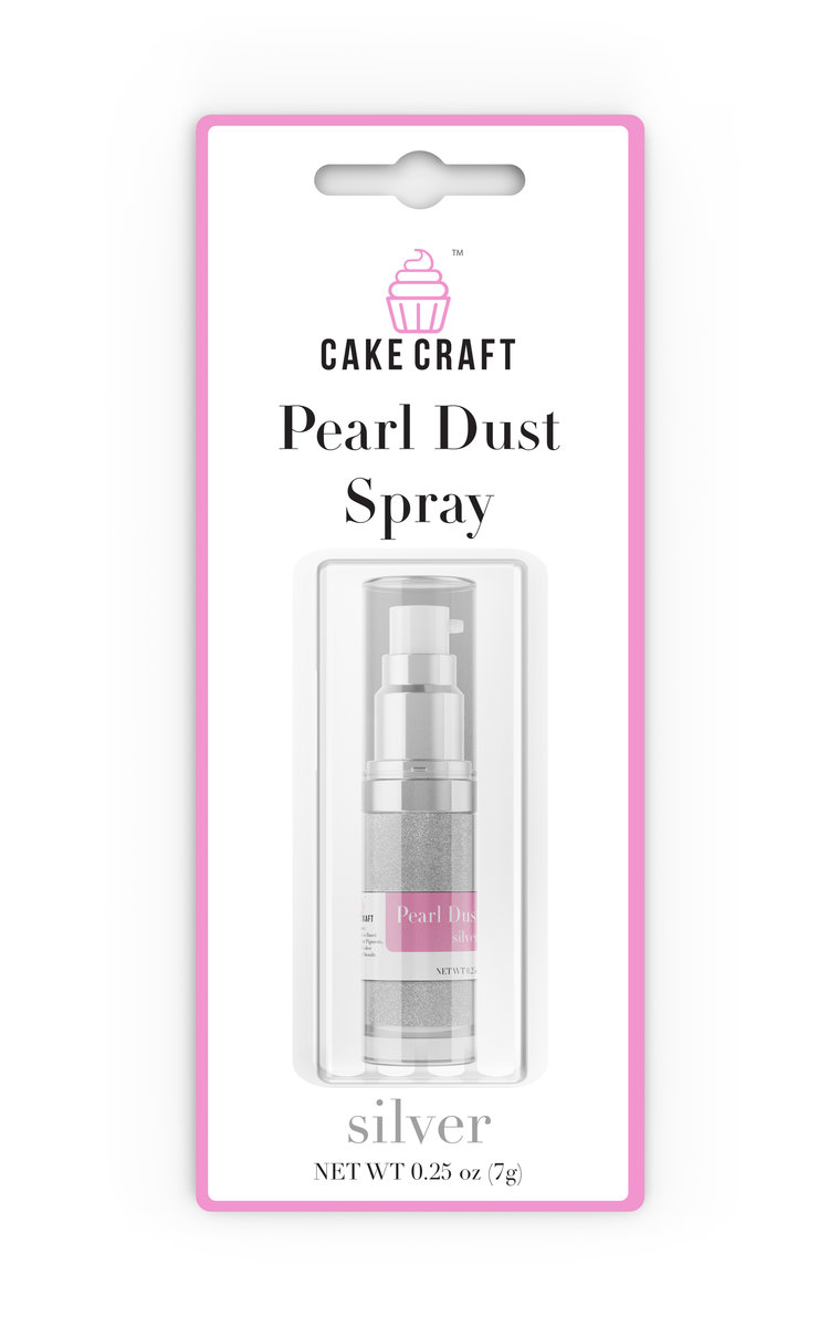 Silver Pearl Dust Spray — Cake Craft