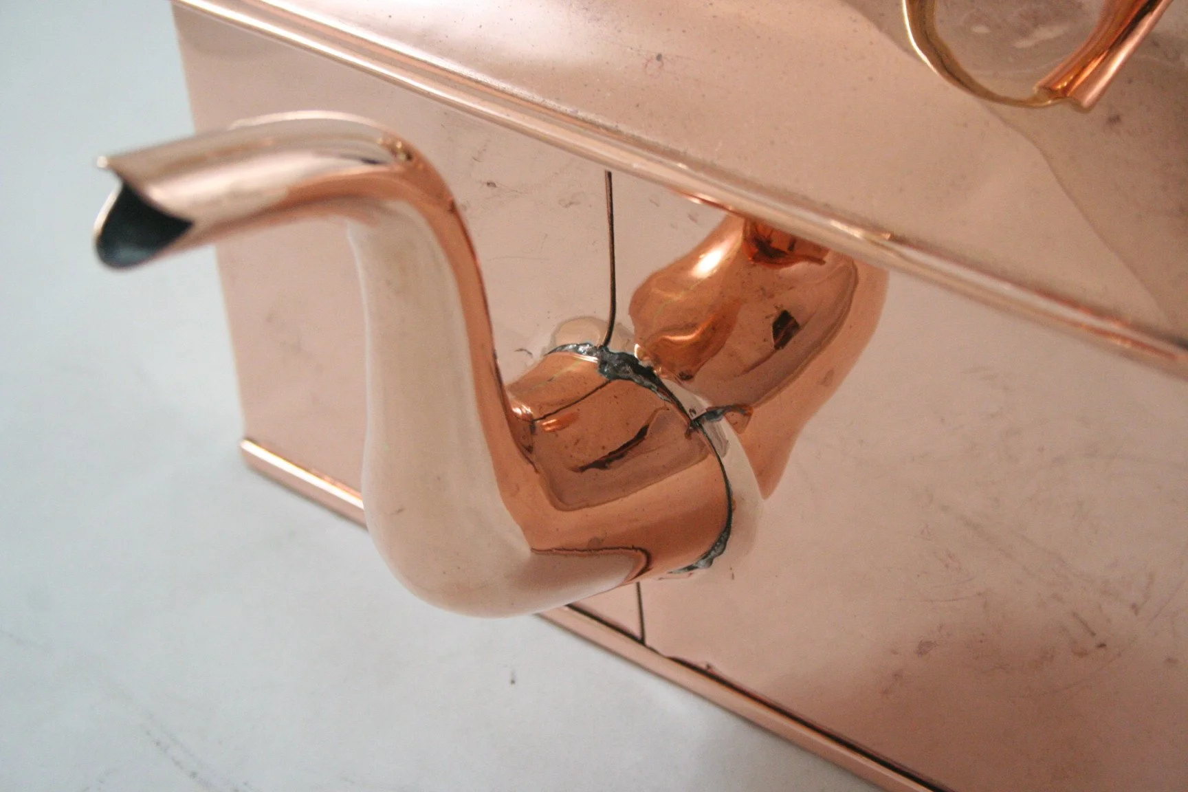 PLAW9 Large Rectangular English Tea Kettle — East Coast Tinning