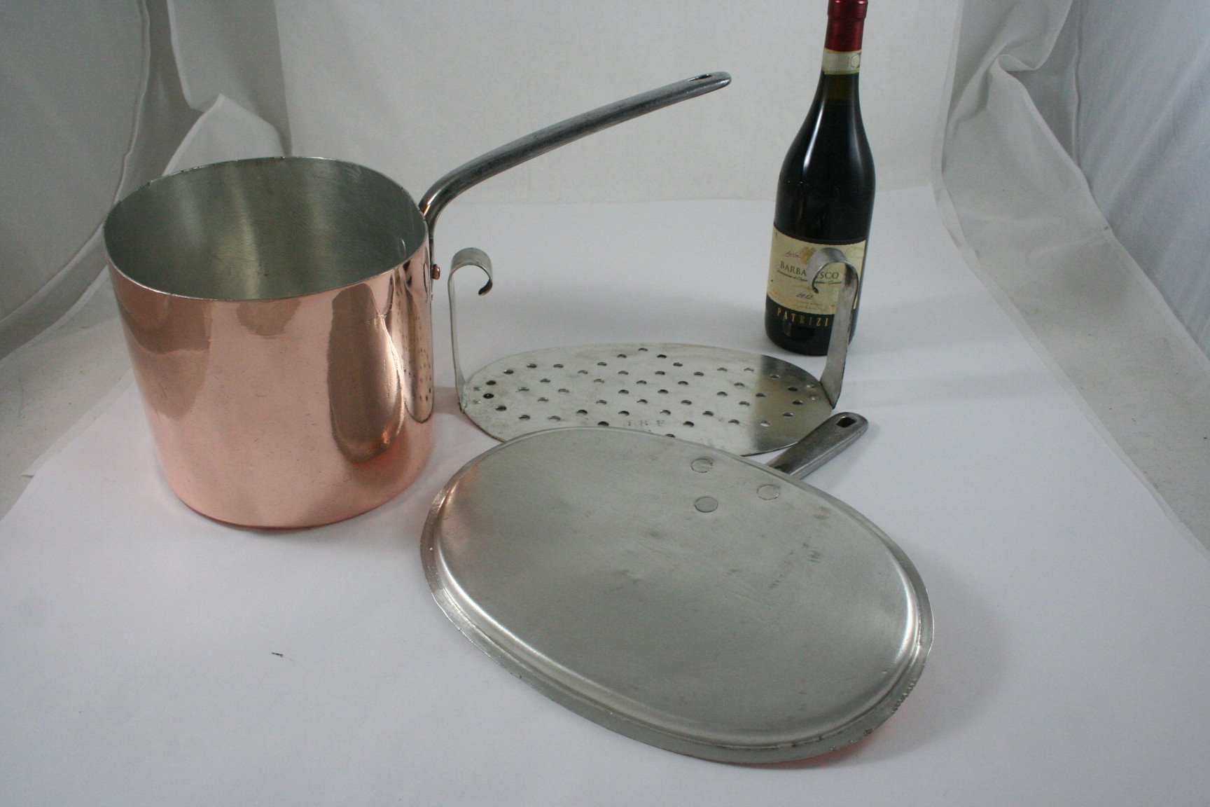 GK7 English Oval Braiser w. Lid & Insert c.1900 — East Coast Tinning